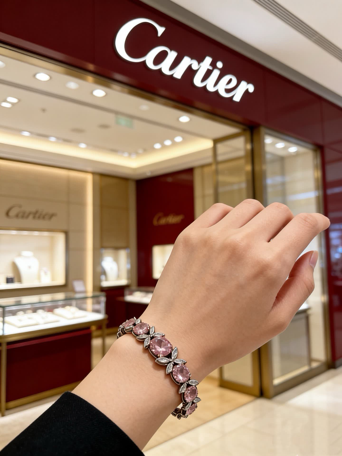Cartier Pink Diamond Bracelet