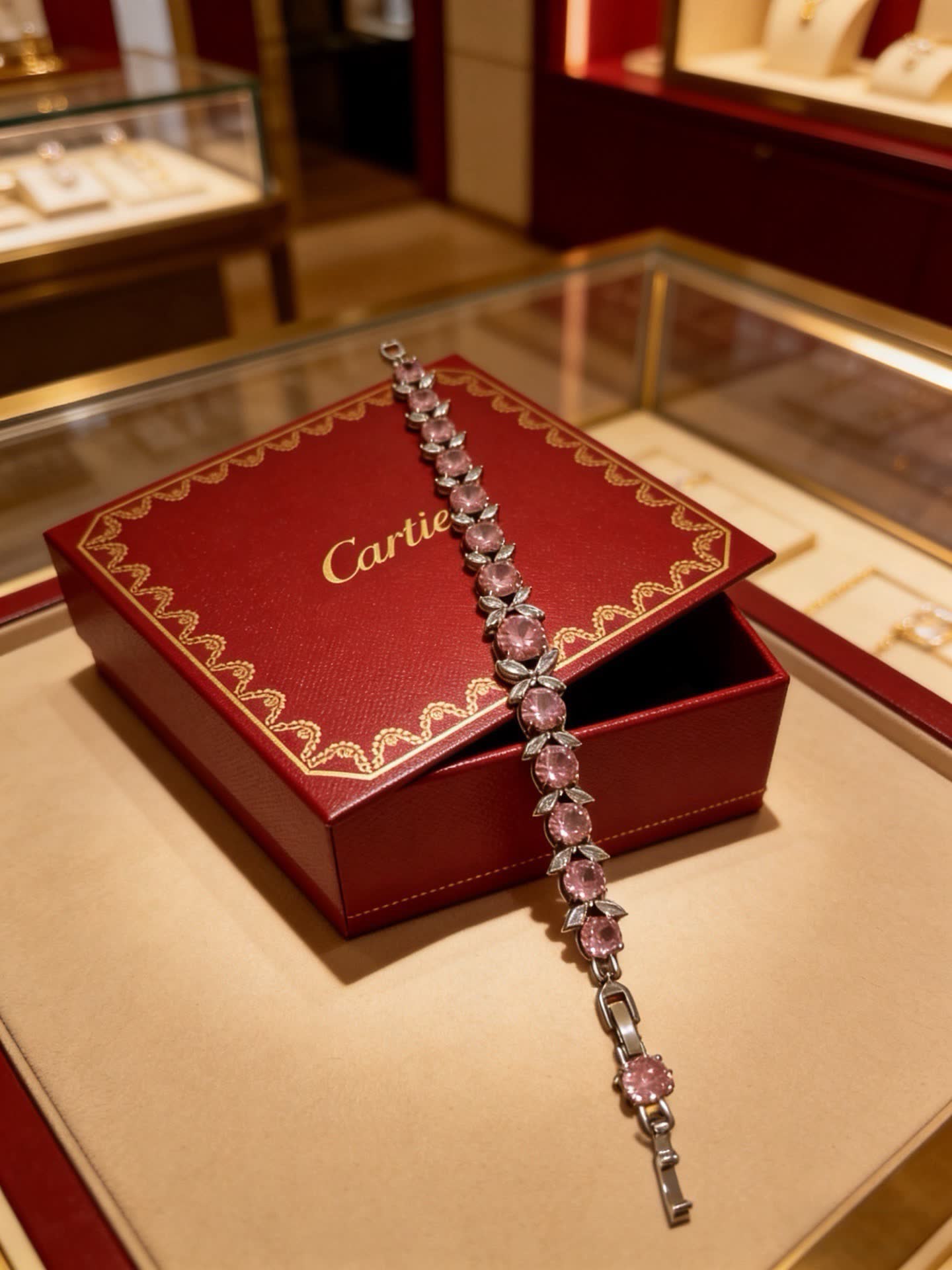 Cartier Pink Diamond Bracelet