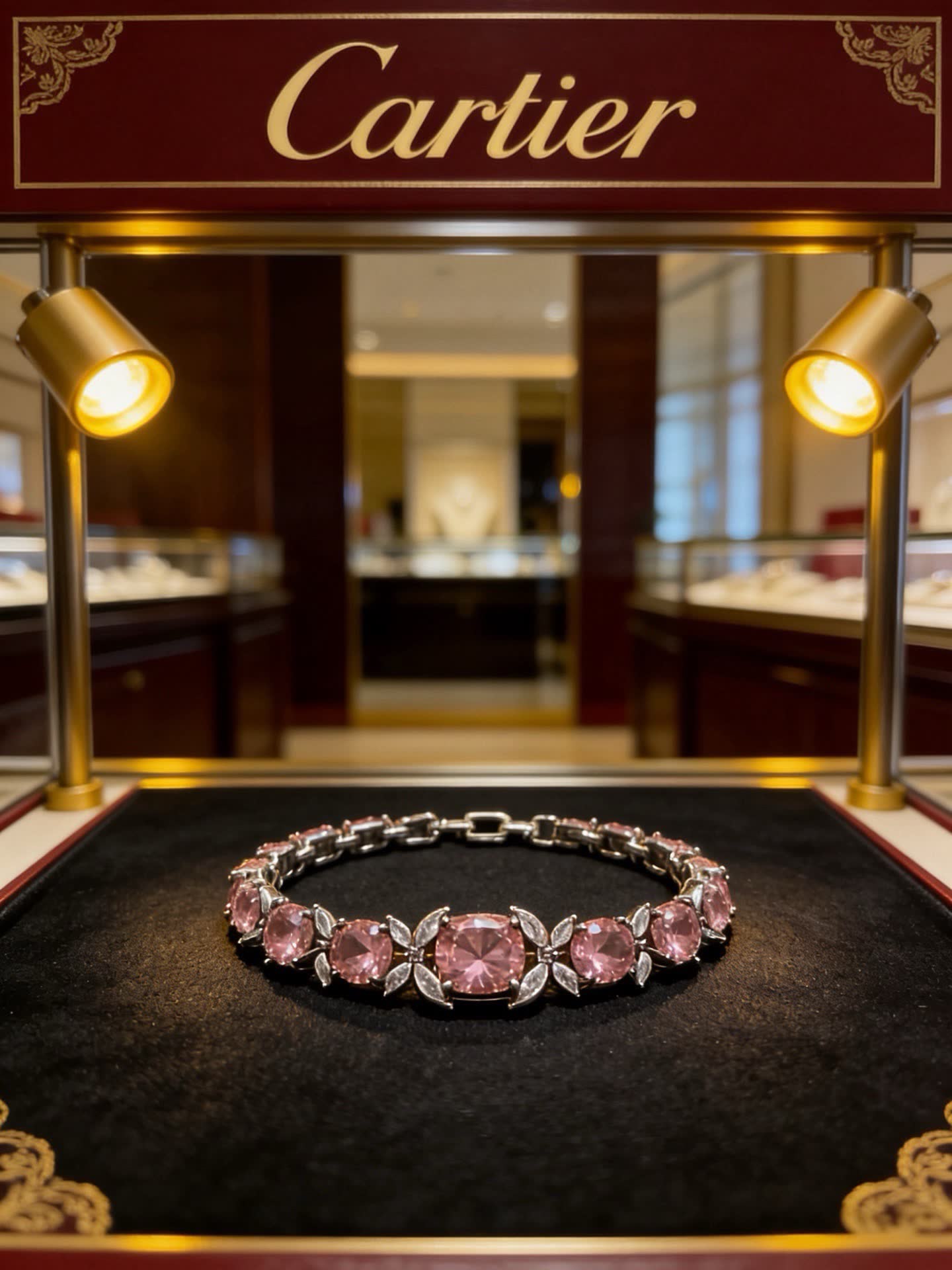 Cartier Pink Diamond Bracelet
