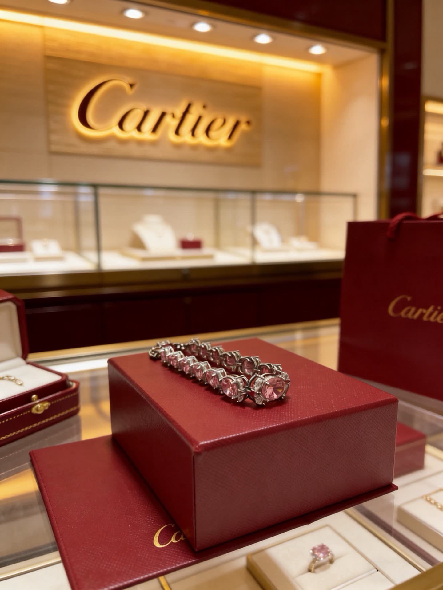 Cartier Pink Diamond Bracelet