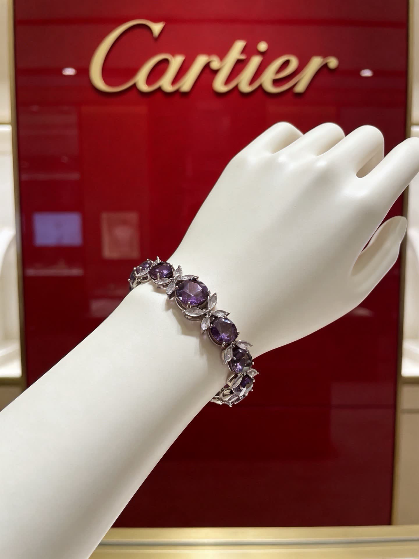 Cartier Amethyst and Diamond Bracelet Cartier Amethyst and Diamond Bracelet