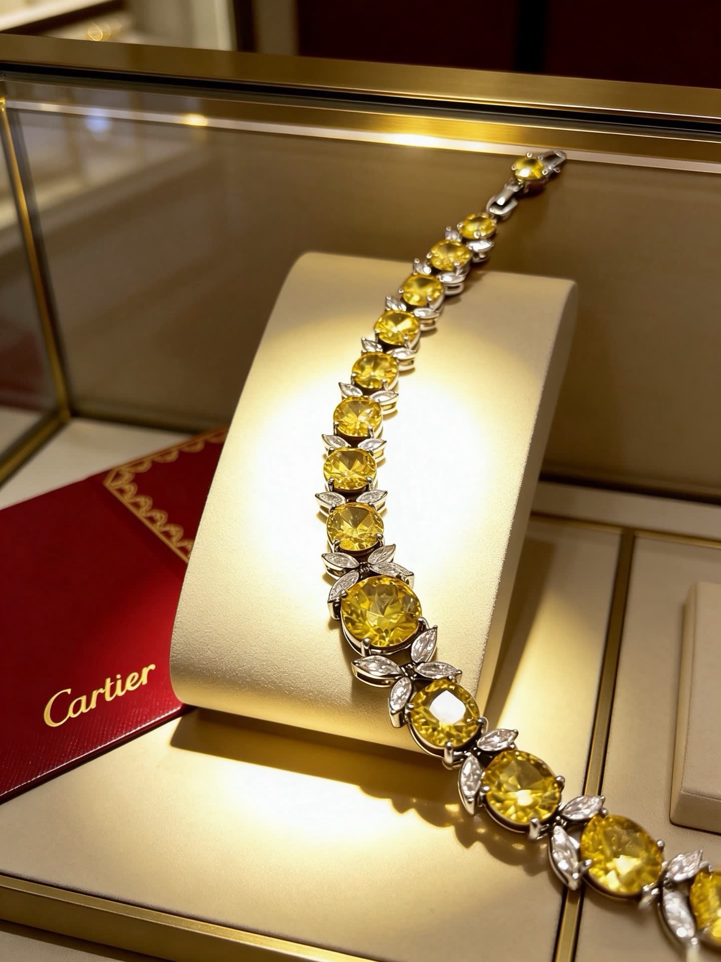 Cartier Yellow Diamond Bracelet