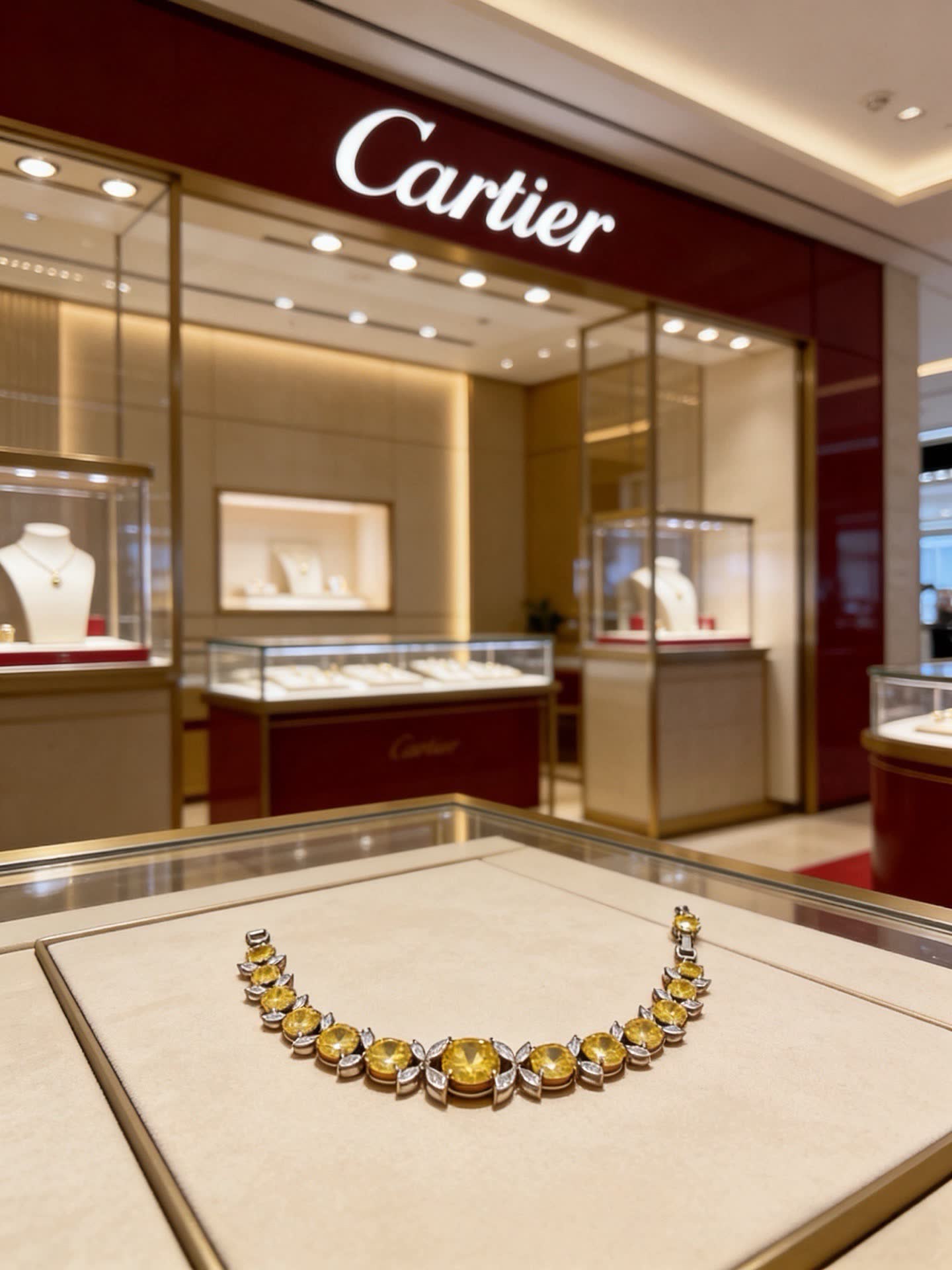 Cartier Yellow Diamond Bracelet