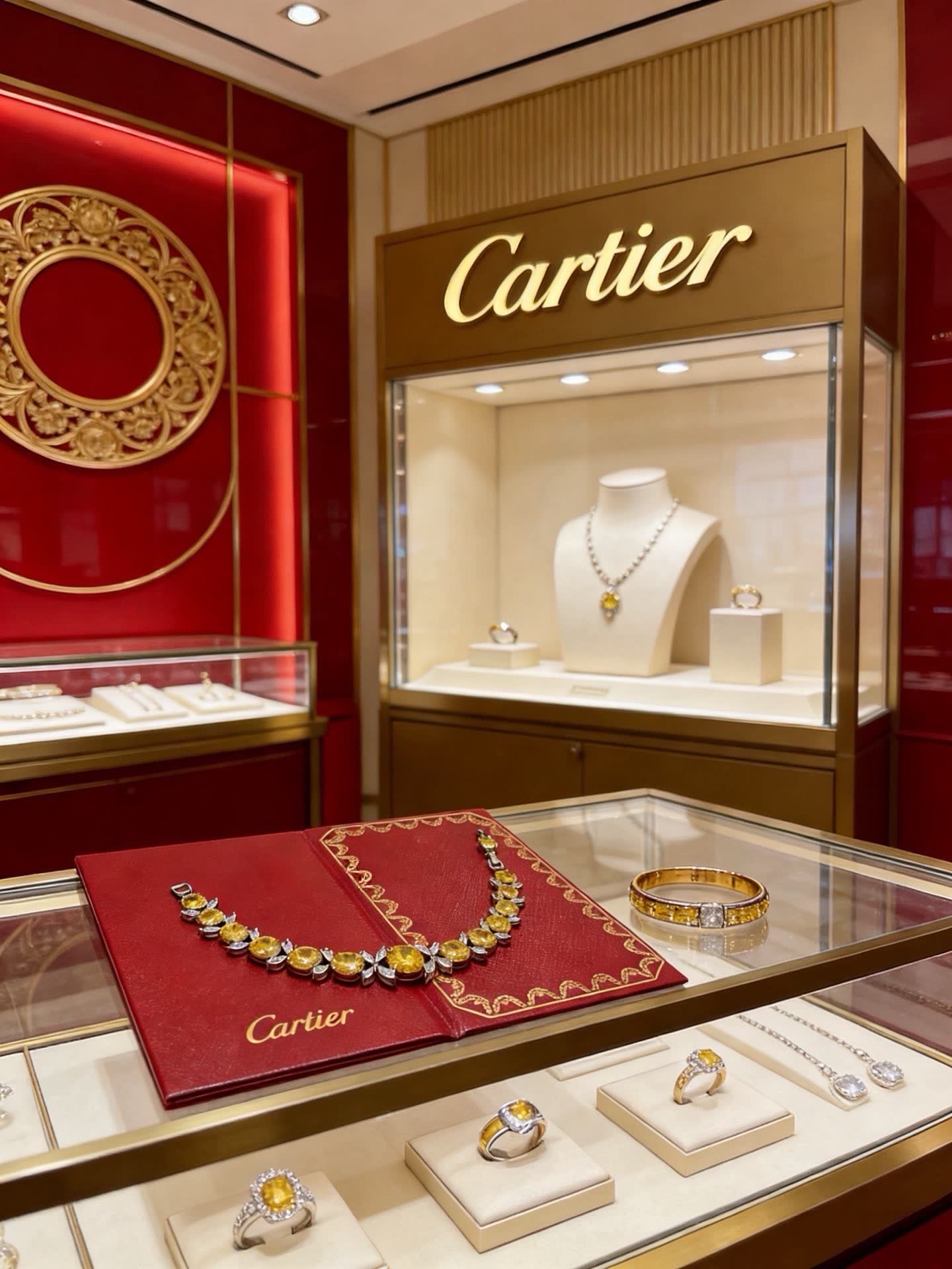 Cartier Yellow Diamond Bracelet