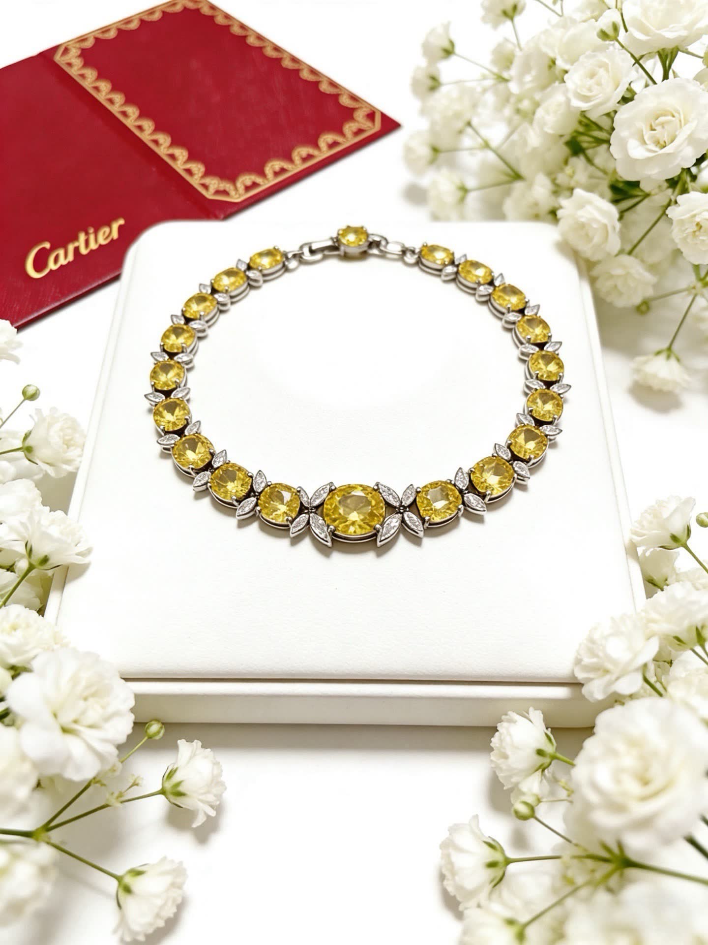 Cartier Yellow Diamond Bracelet