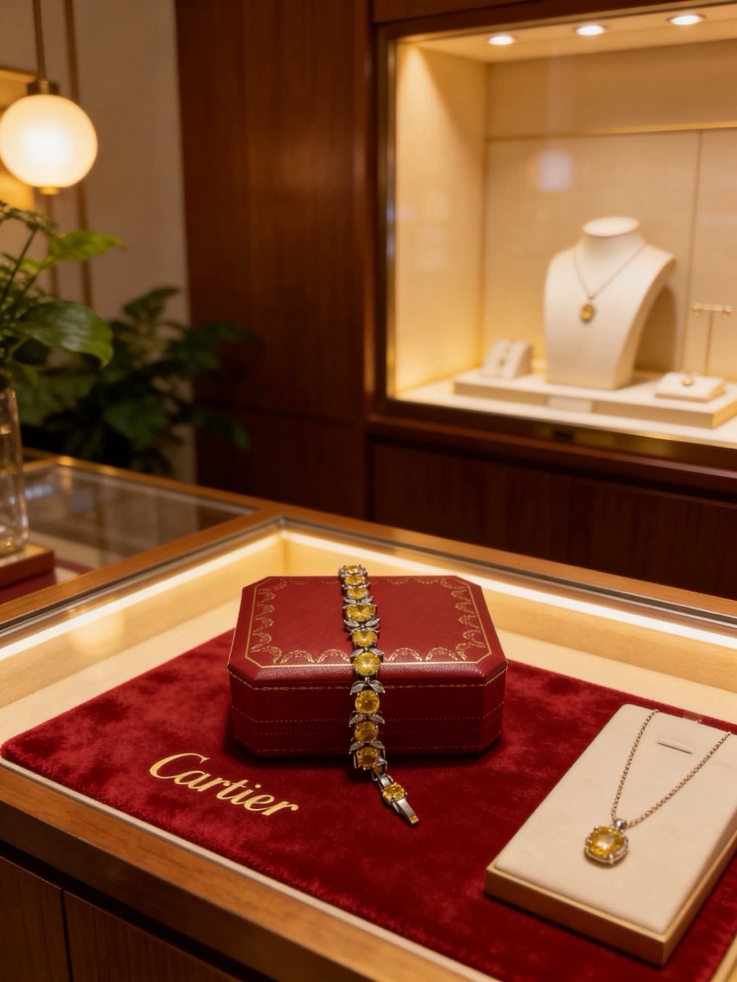 Cartier Yellow Diamond Bracelet