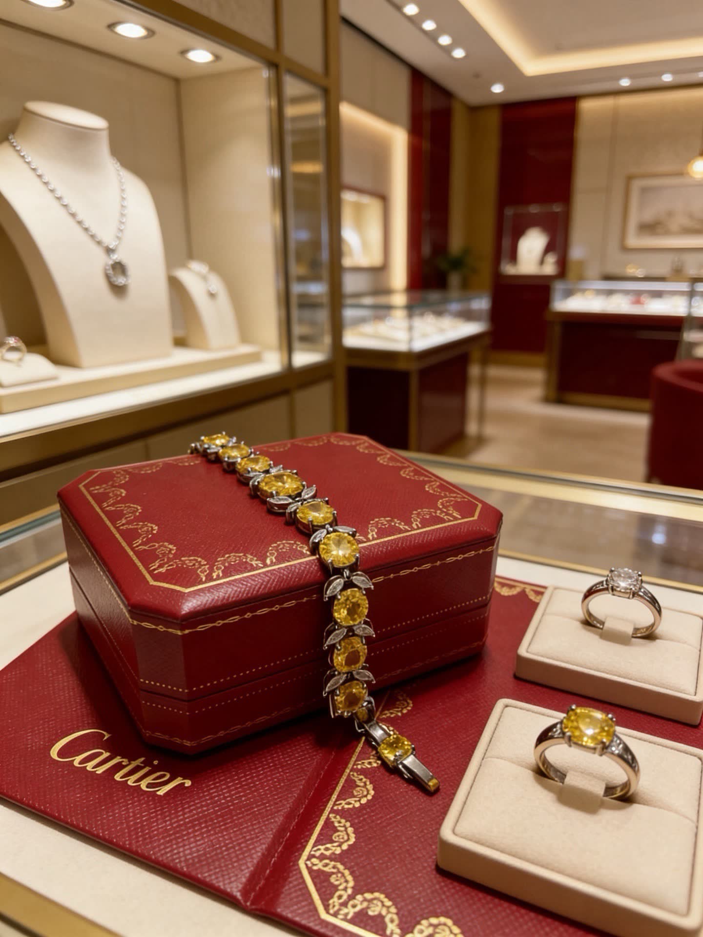 Cartier Yellow Diamond Bracelet