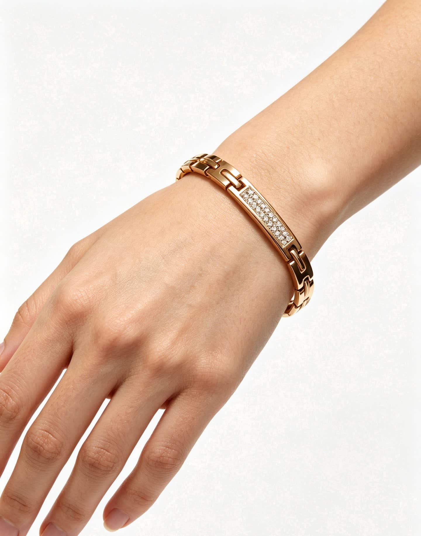 Cartier Gold Bracelet with Diamonds