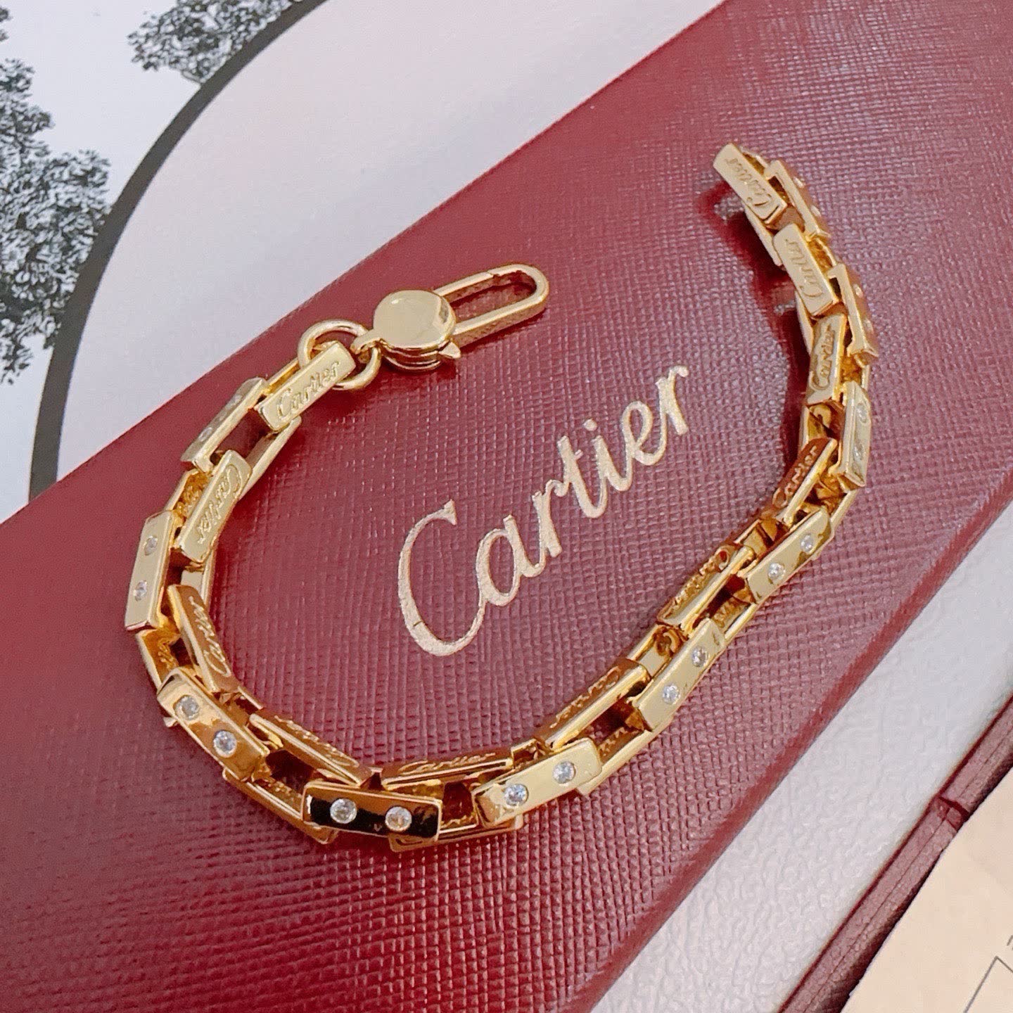 Cartier 18K Yellow Gold Diamond Bracelet