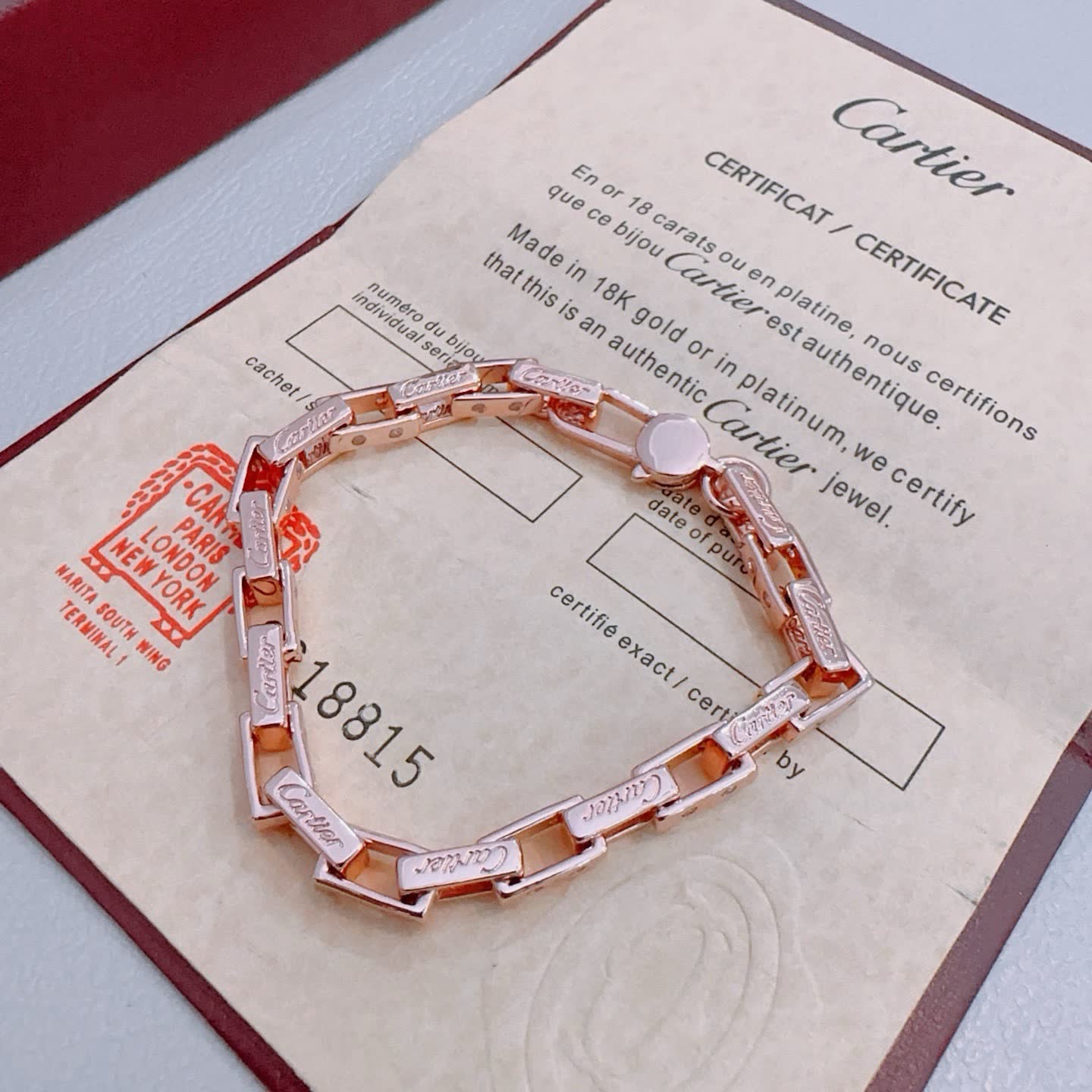 Cartier 18K Gold Bracelet