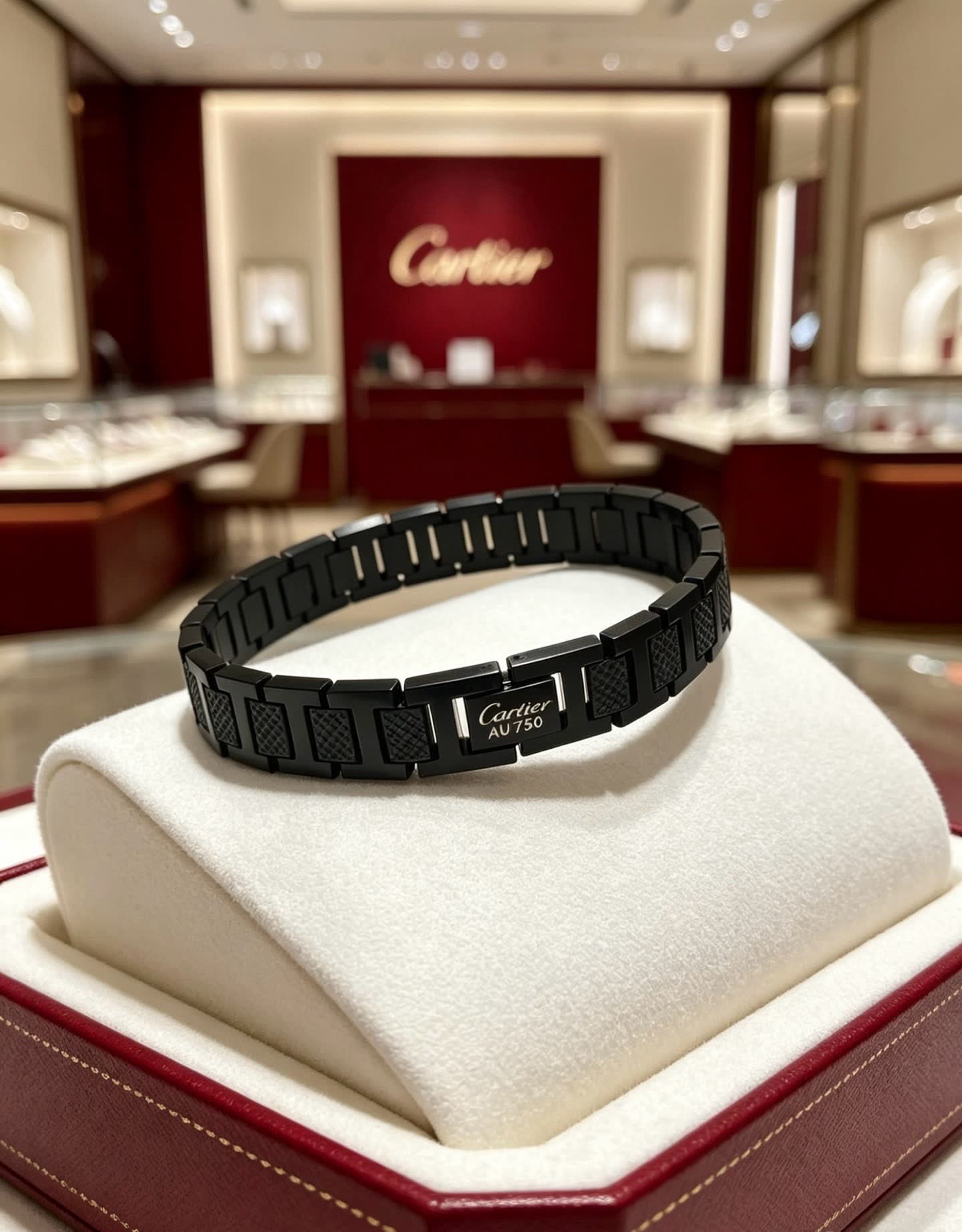 Cartier Black Steel Bracelet