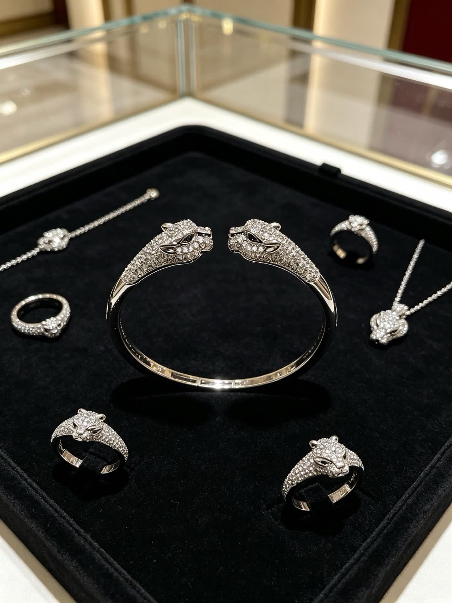 Cartier Panthere de Cartier Bangle Bracelet