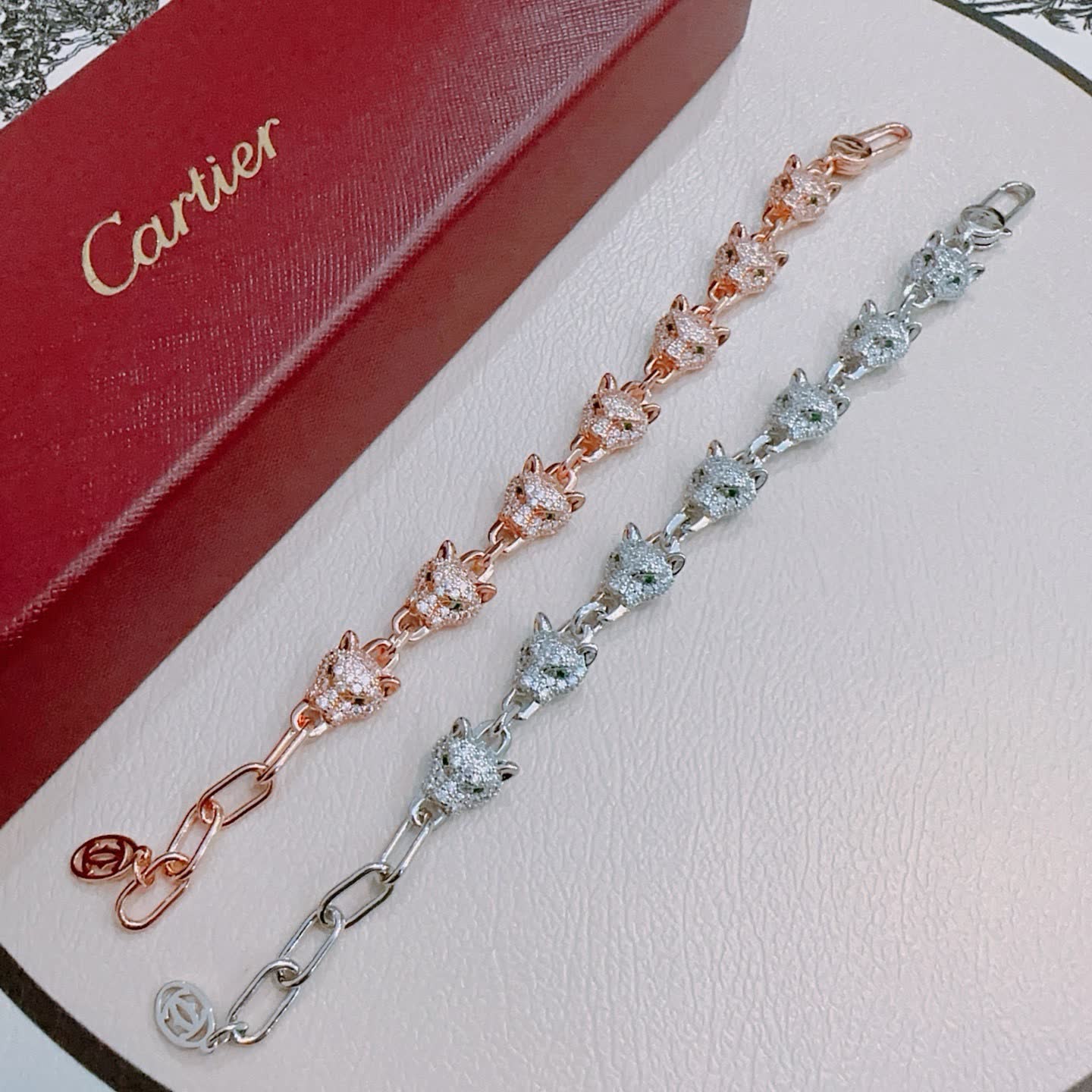 Cartier Silver Panther Bracelet