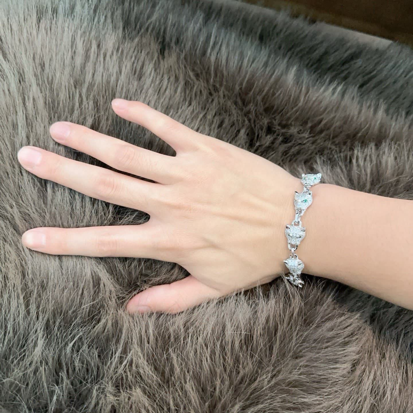 Cartier Silver Panther Bracelet