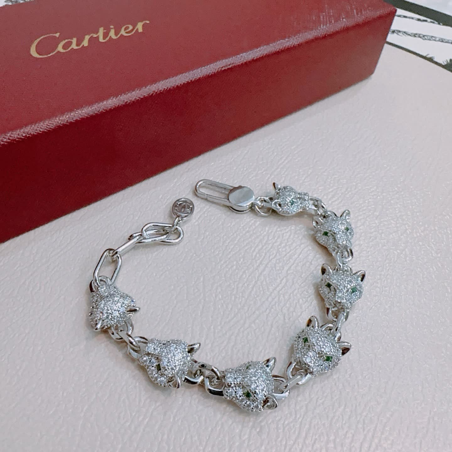 Cartier Silver Panther Bracelet