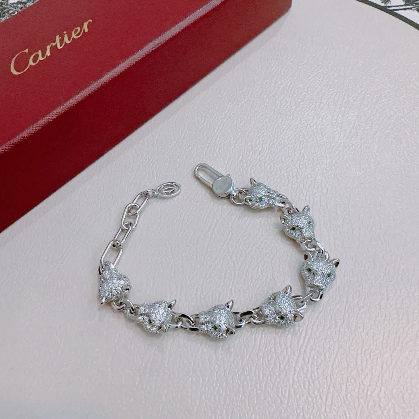 Cartier Silver Panther Bracelet