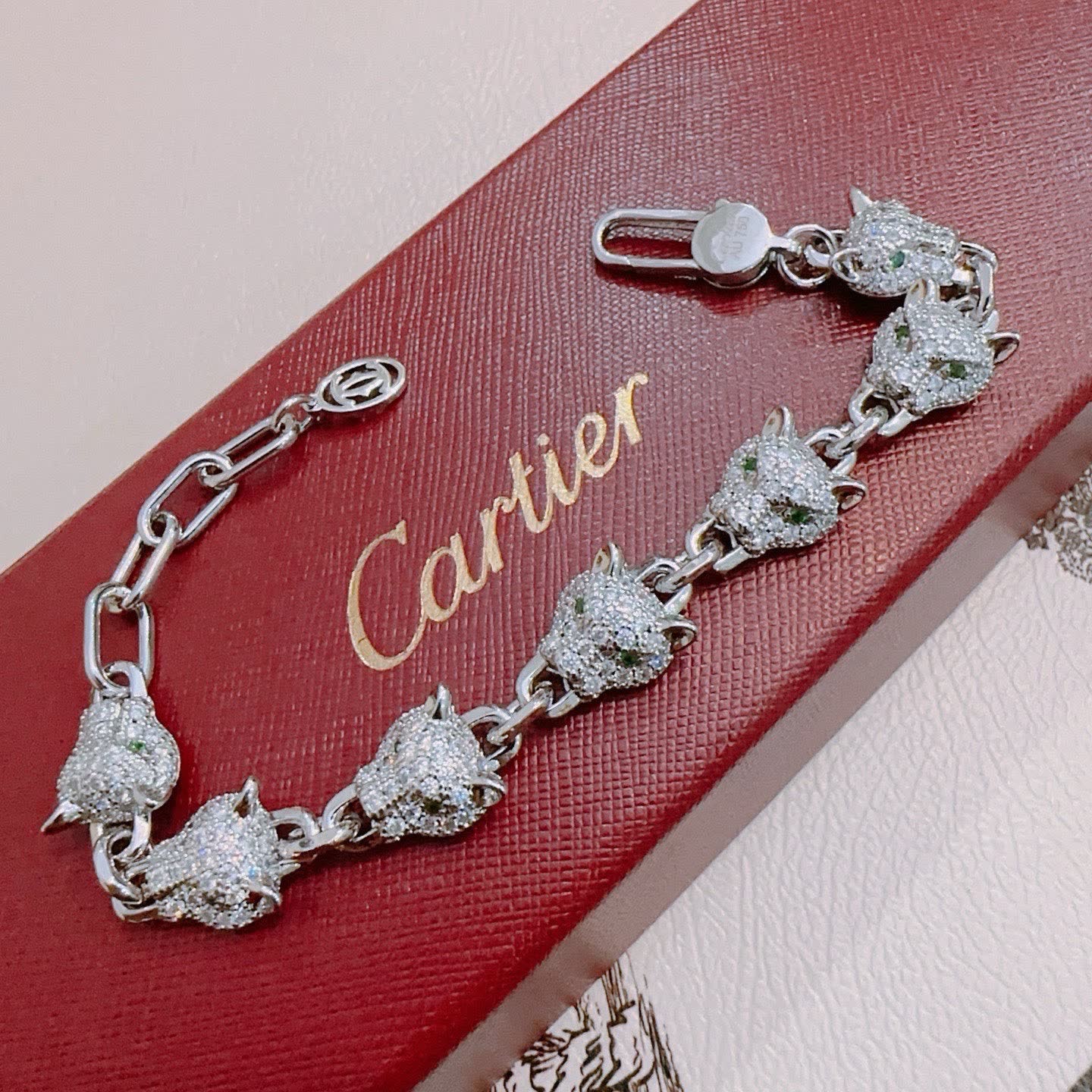 Cartier Silver Panther Bracelet