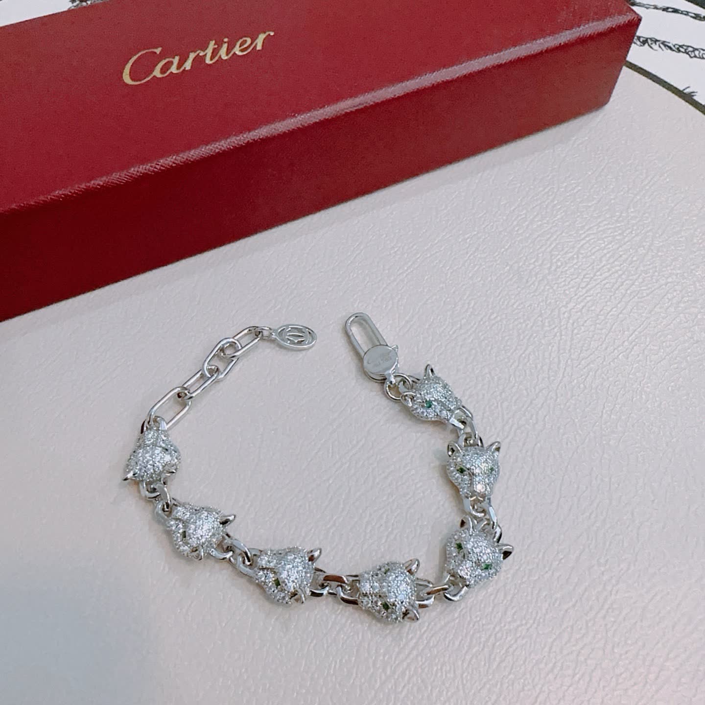Cartier Silver Panther Bracelet