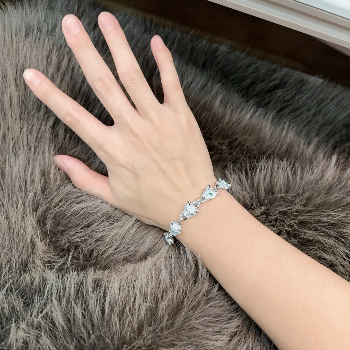 Cartier Silver Panther Bracelet
