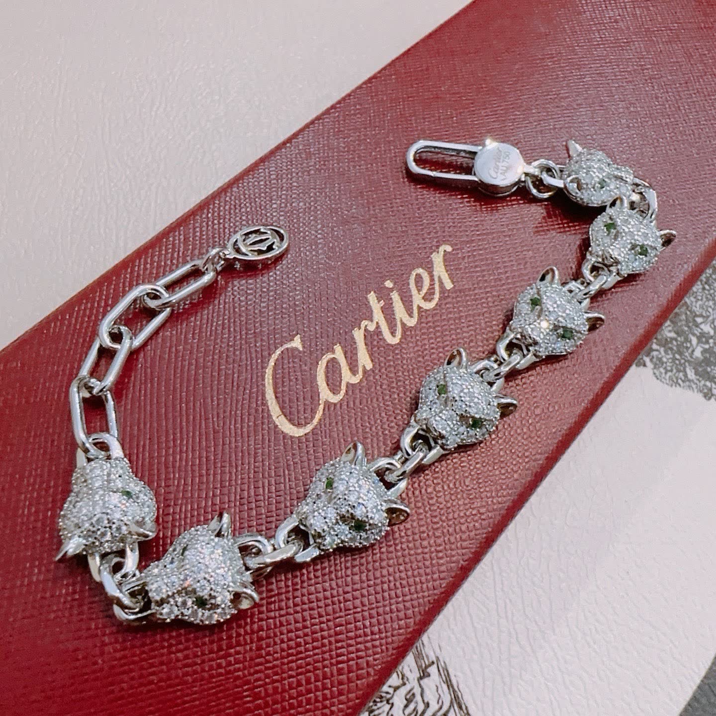 Cartier Silver Panther Bracelet