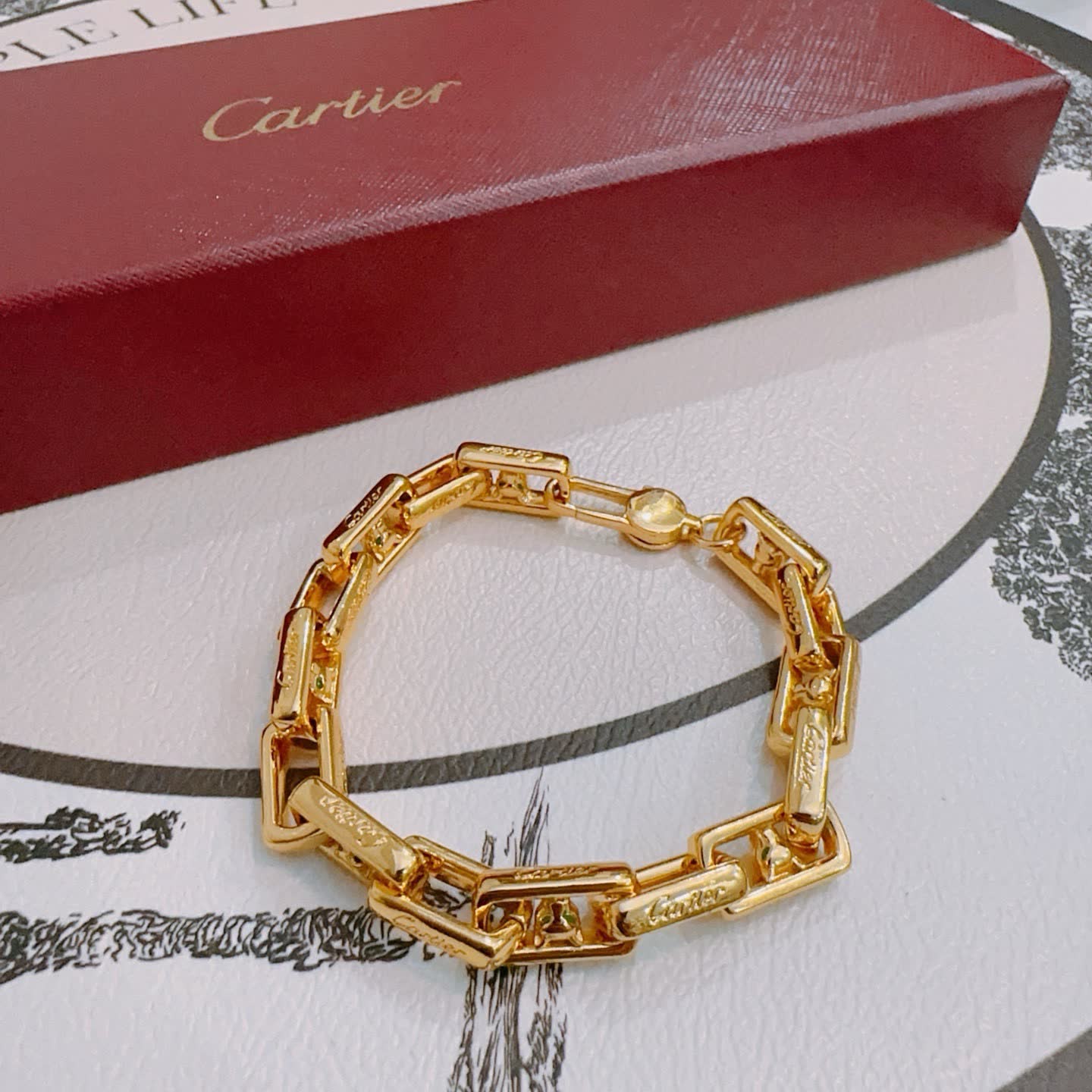 Cartier Gold-Plated Bracelet
