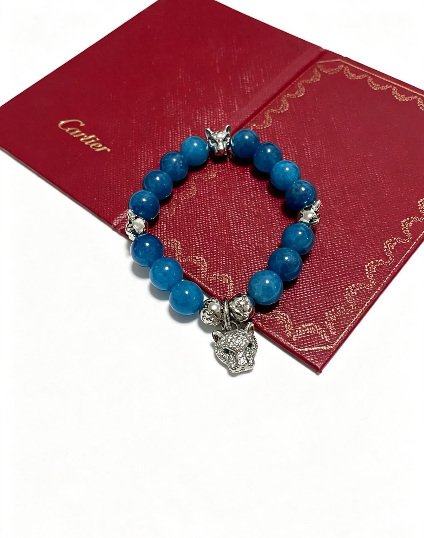 Cartier Panthere de Cartier Blue Beaded Bracelet