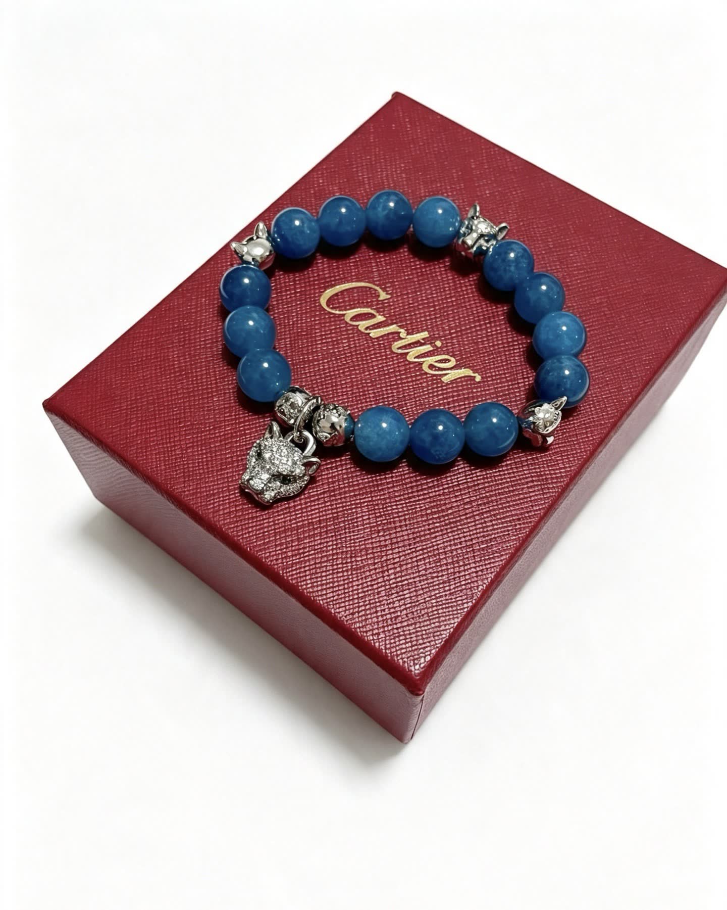 Cartier Panthere de Cartier Blue Beaded Bracelet