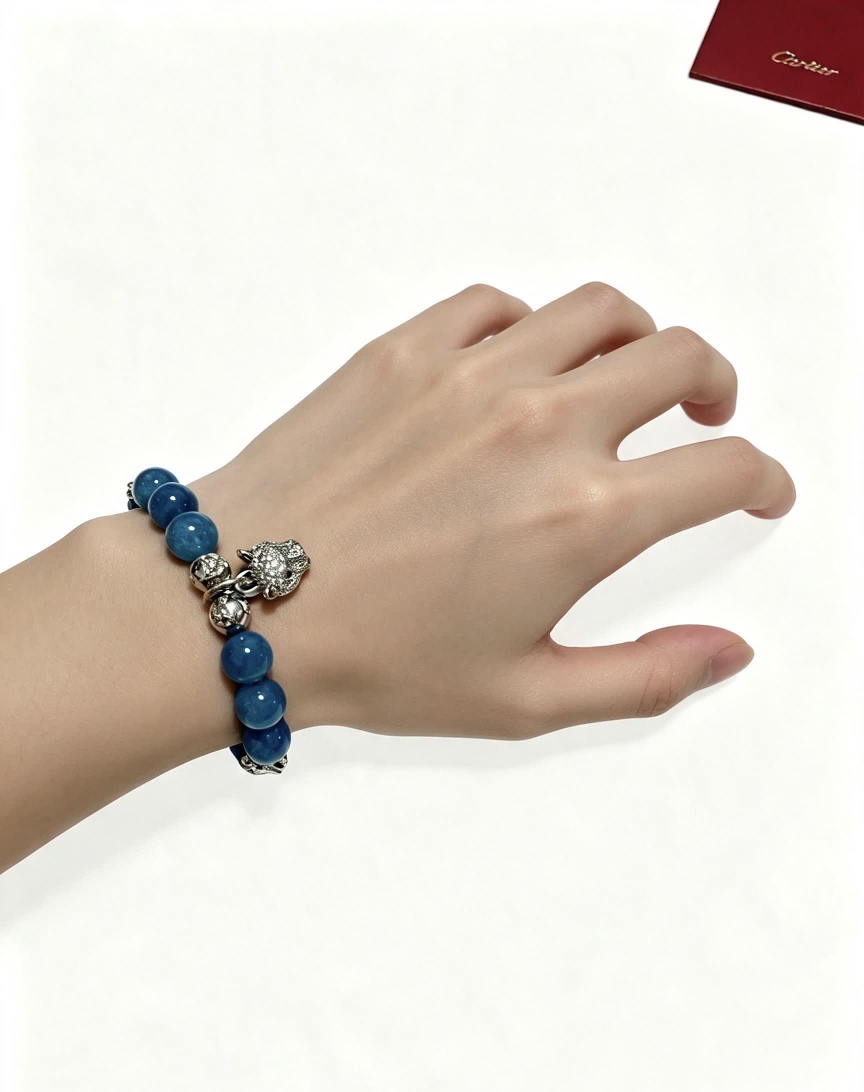 Cartier Panthere de Cartier Blue Beaded Bracelet