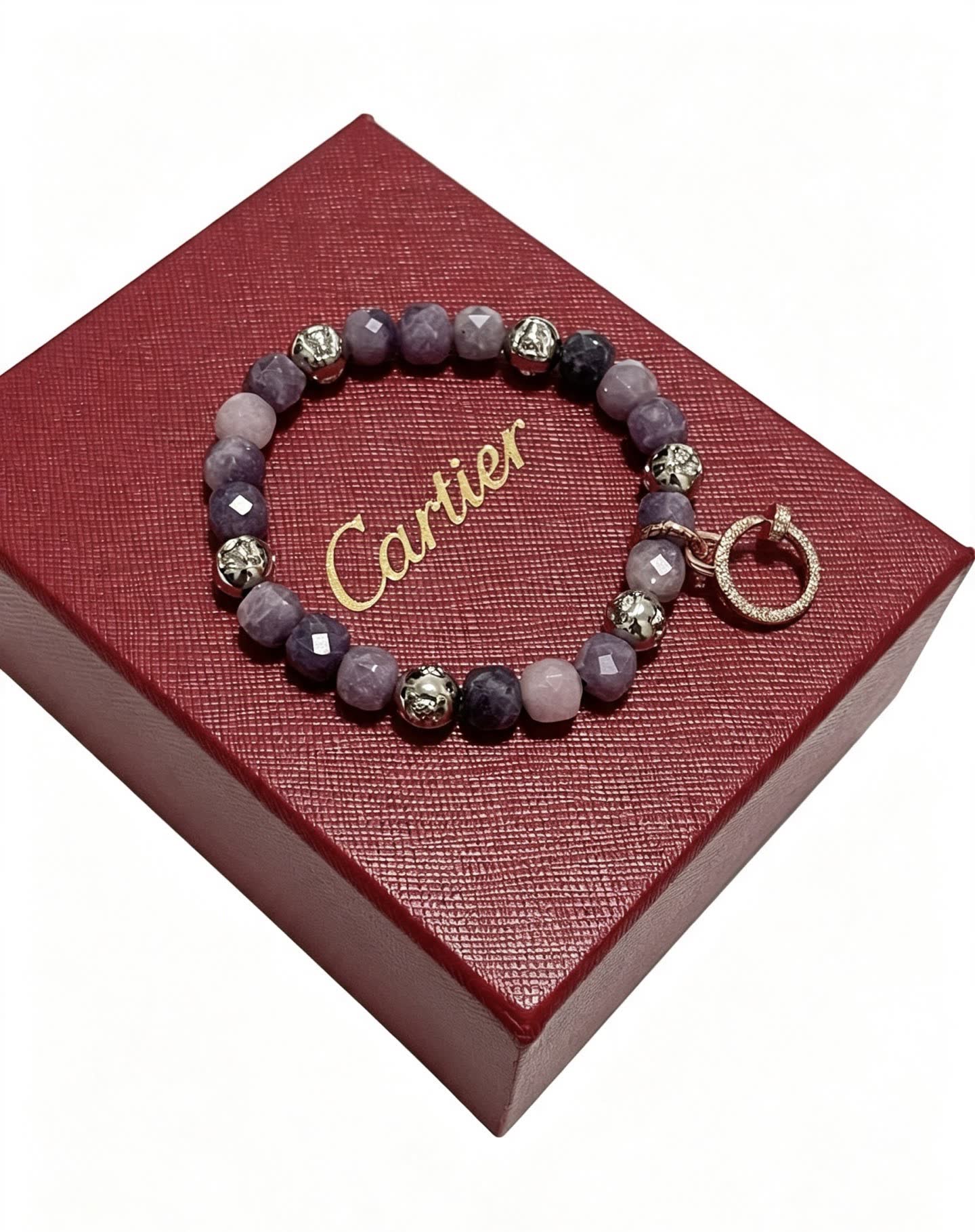 Cartier Amethyst and Diamond Bracelet