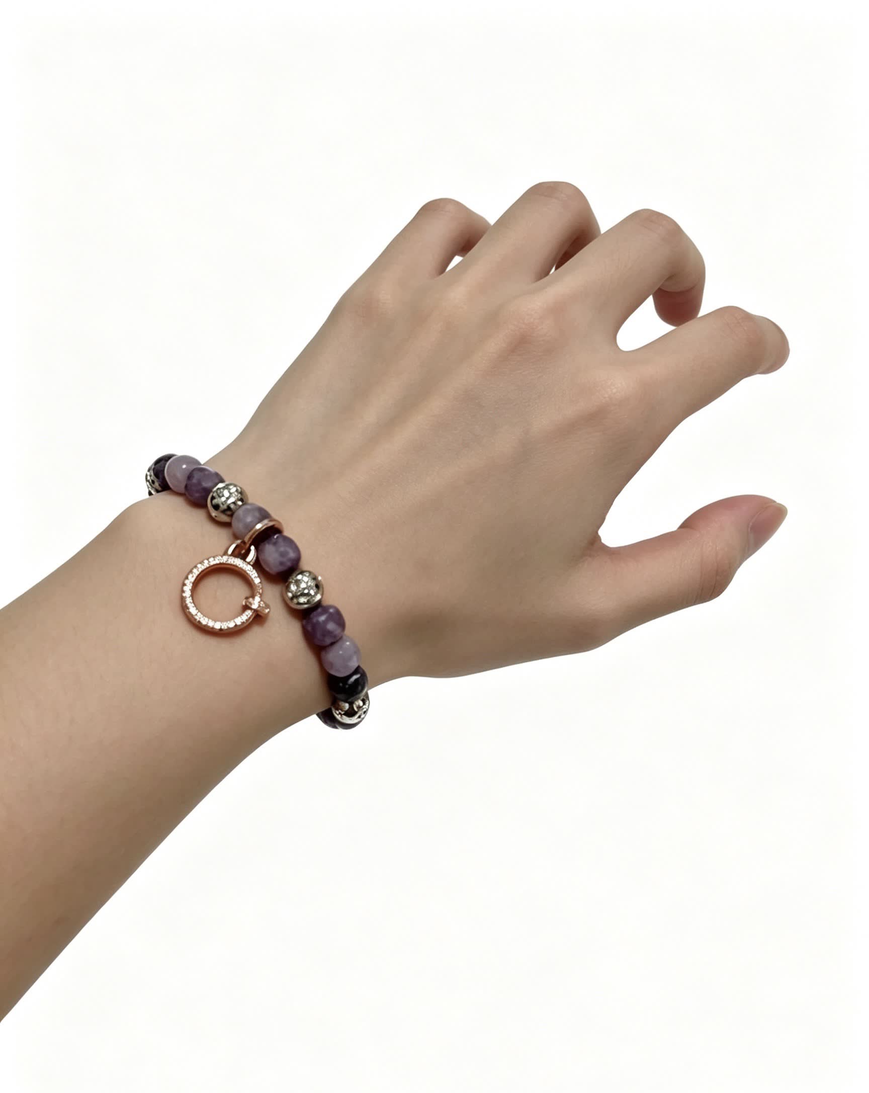 Cartier Amethyst and Diamond Bracelet