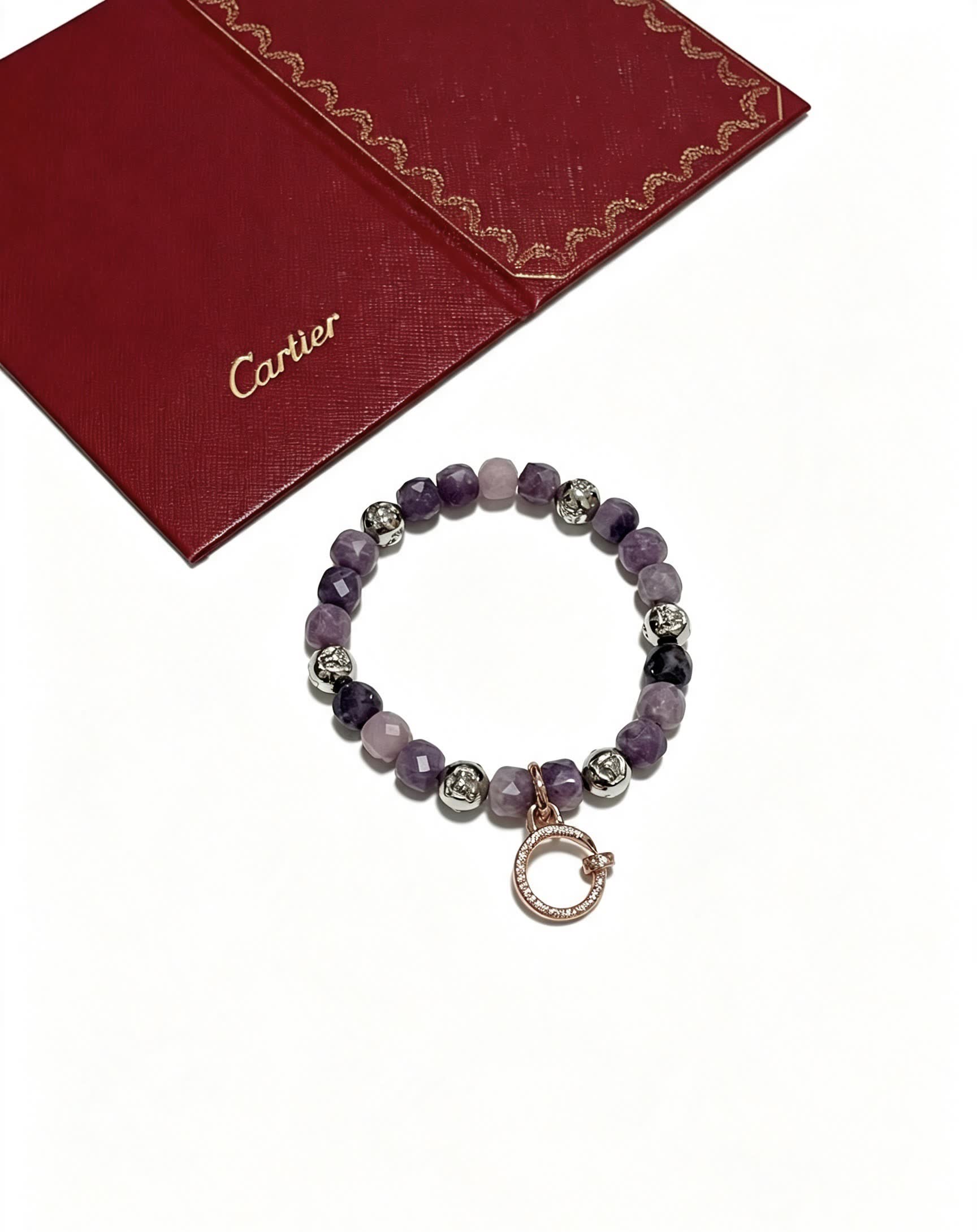 Cartier Amethyst and Diamond Bracelet