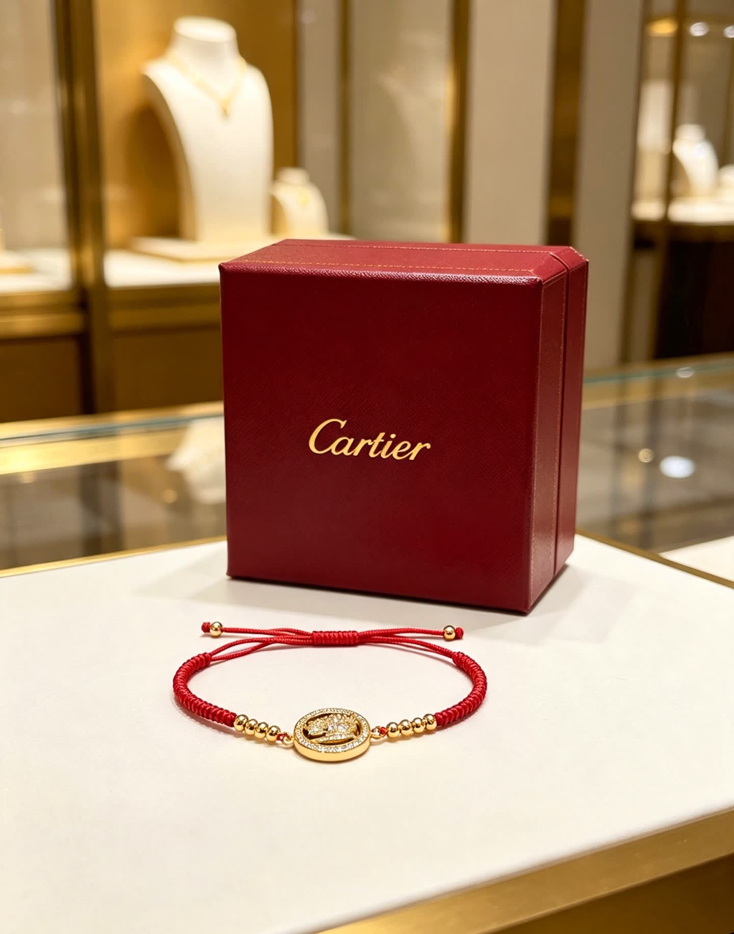 Cartier Red Enamel Love Bracelet
