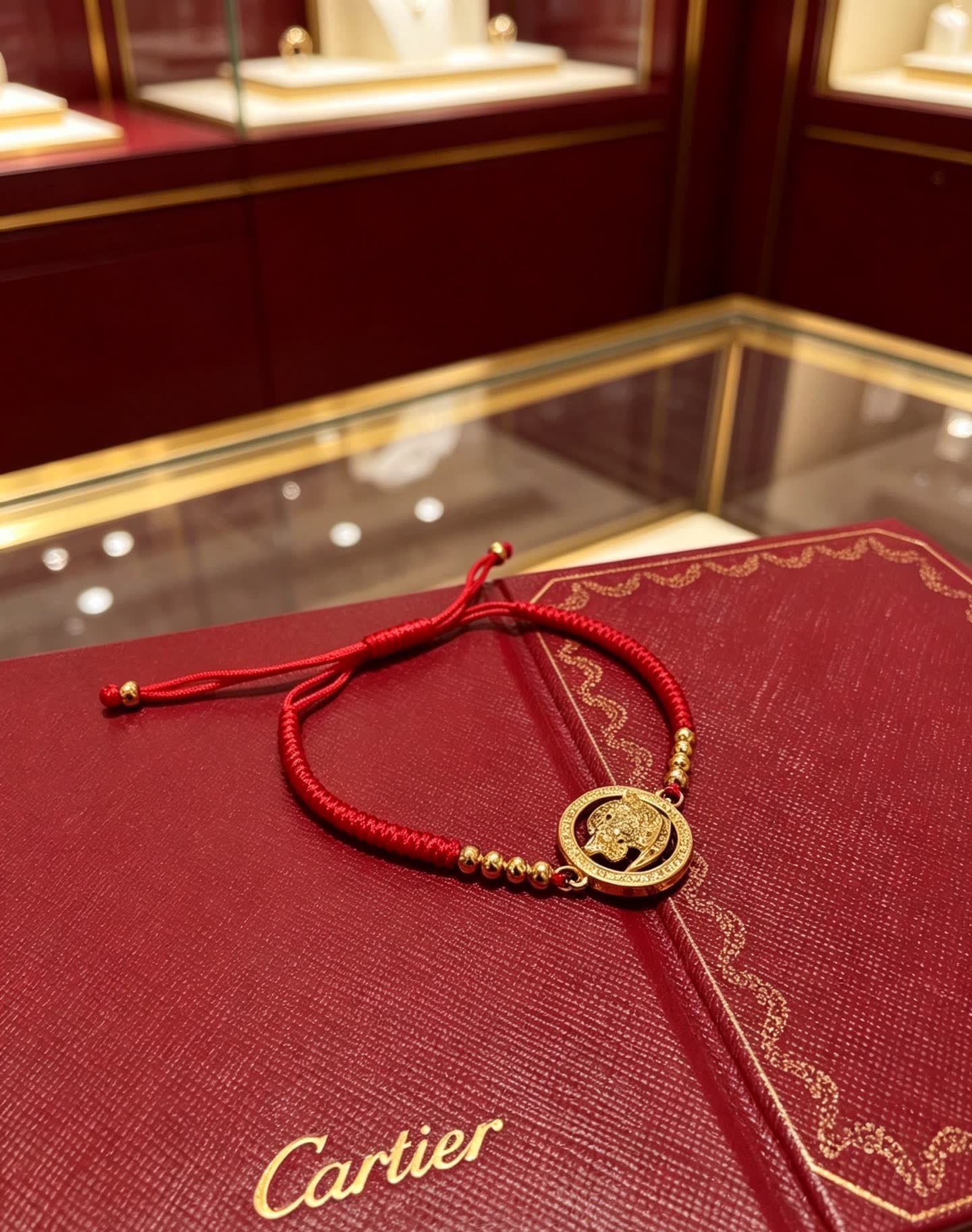 Cartier Red Enamel Love Bracelet
