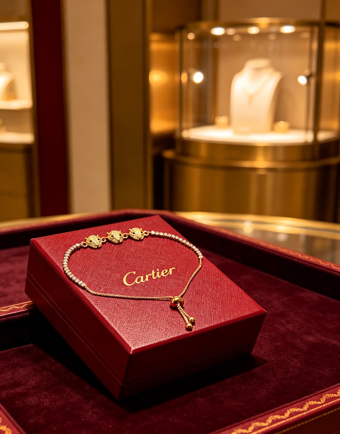 Cartier Panthere de Cartier Diamond and Gold Bracelet