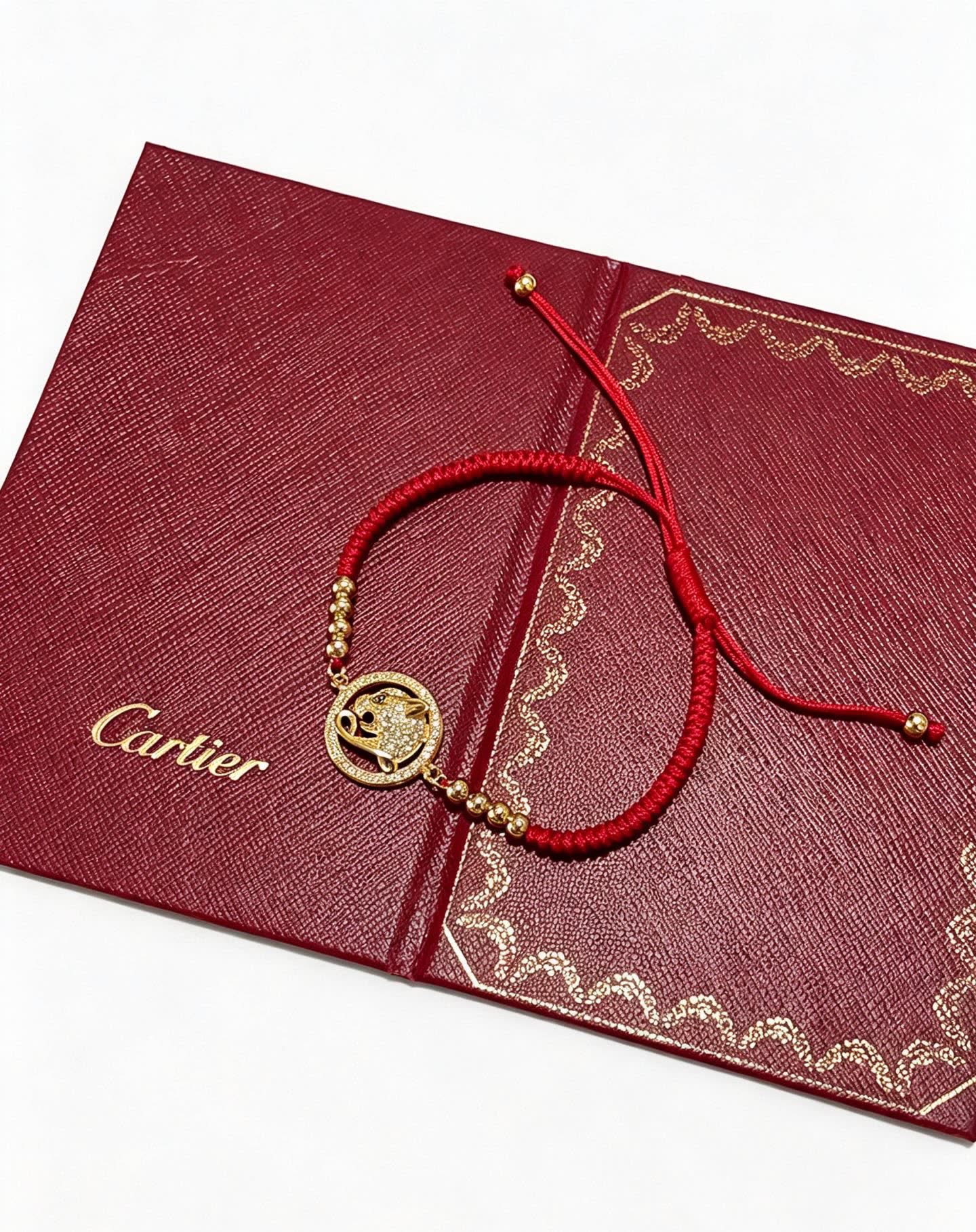 Cartier Panthere de Cartier Red String Bracelet