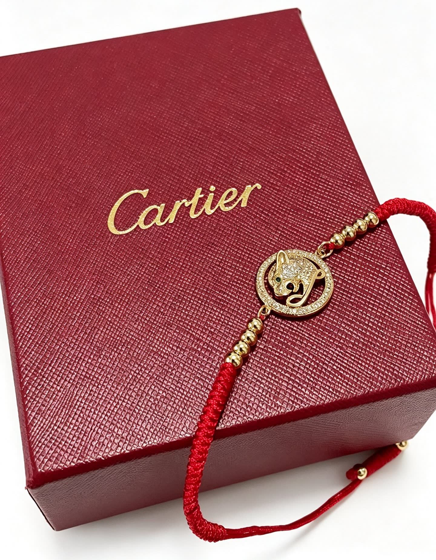 Cartier Panthere de Cartier Red String Bracelet