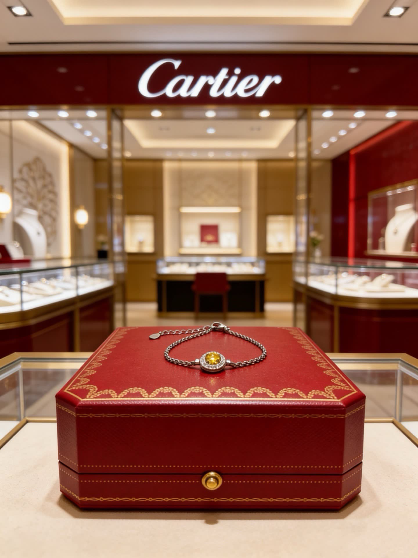 Cartier Yellow Diamond Bracelet