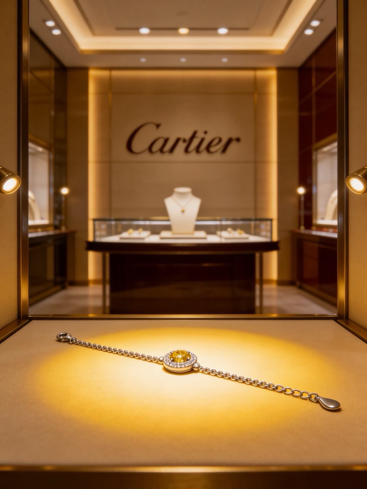 Cartier Yellow Diamond Bracelet