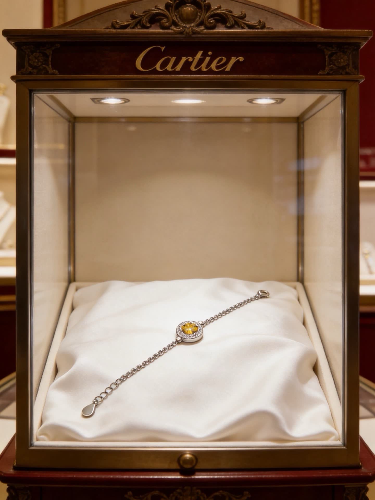 Cartier Yellow Diamond Bracelet