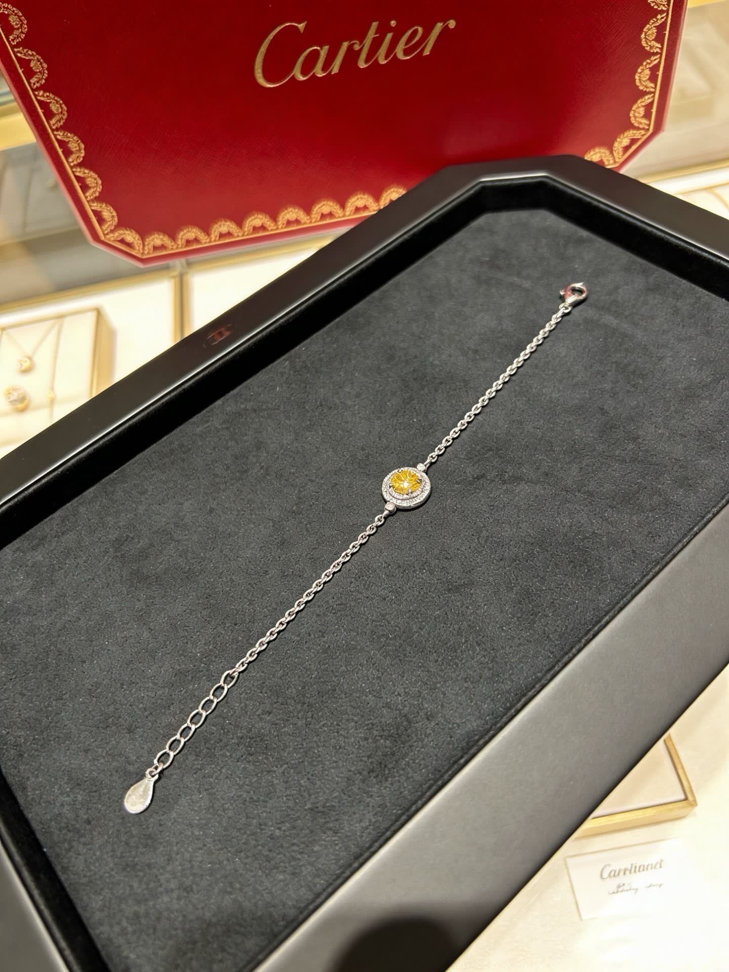Cartier Yellow Diamond Bracelet