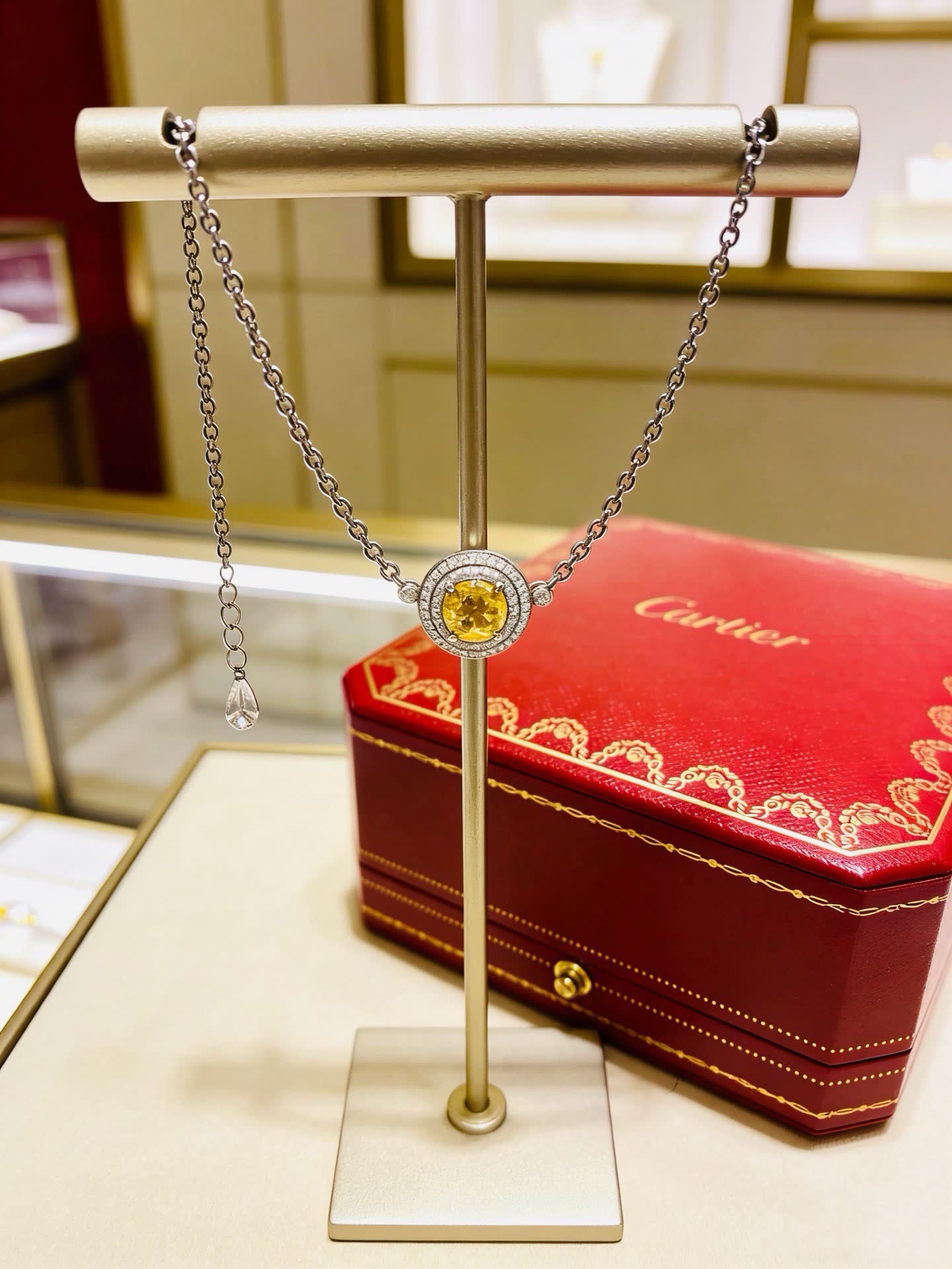 Cartier Yellow Diamond Bracelet