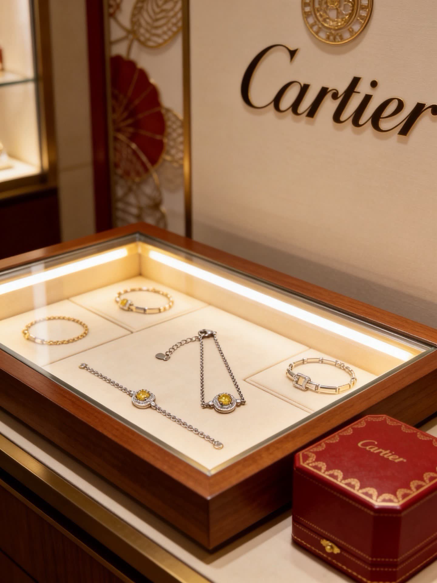 Cartier Yellow Diamond Bracelet
