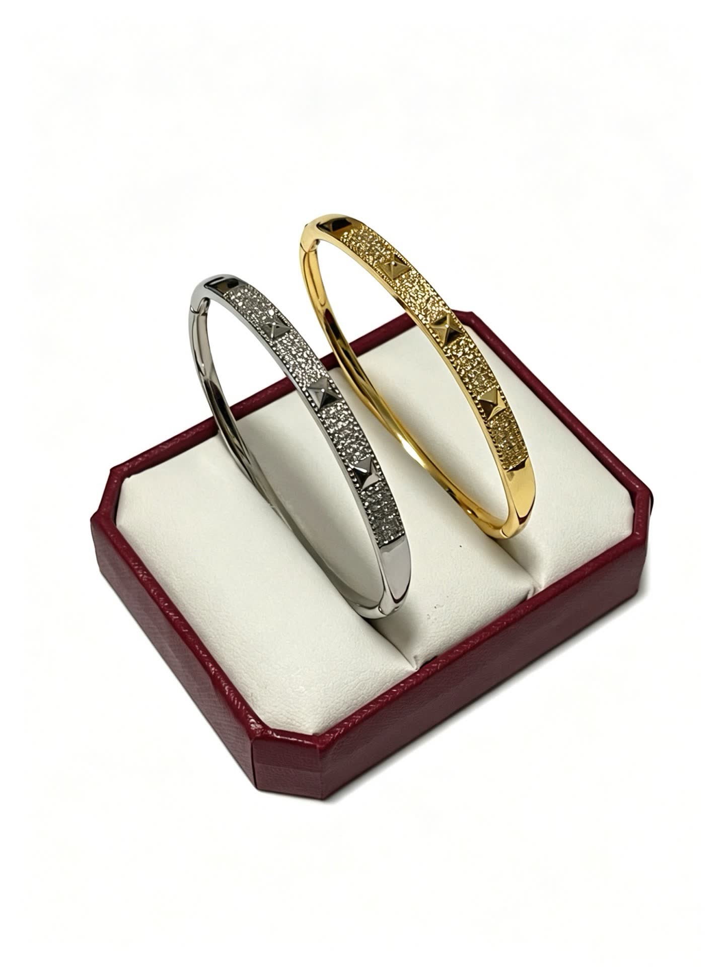 Cartier Studded Diamond Bangle Bracelet Cartier Studded Diamond Bangle Bracelet