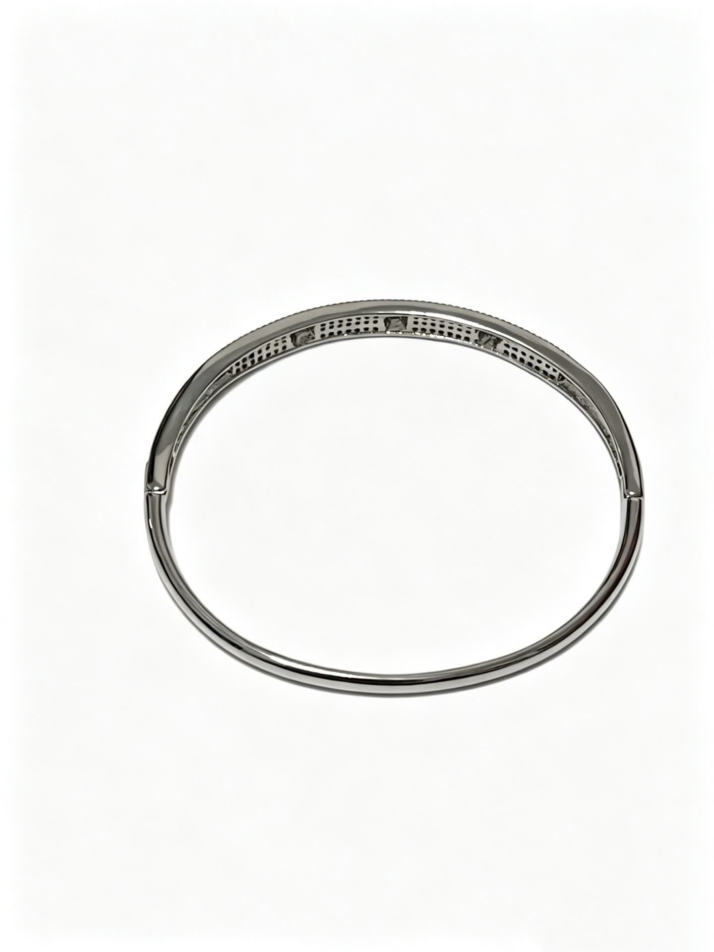 Cartier Studded Diamond Bangle Bracelet