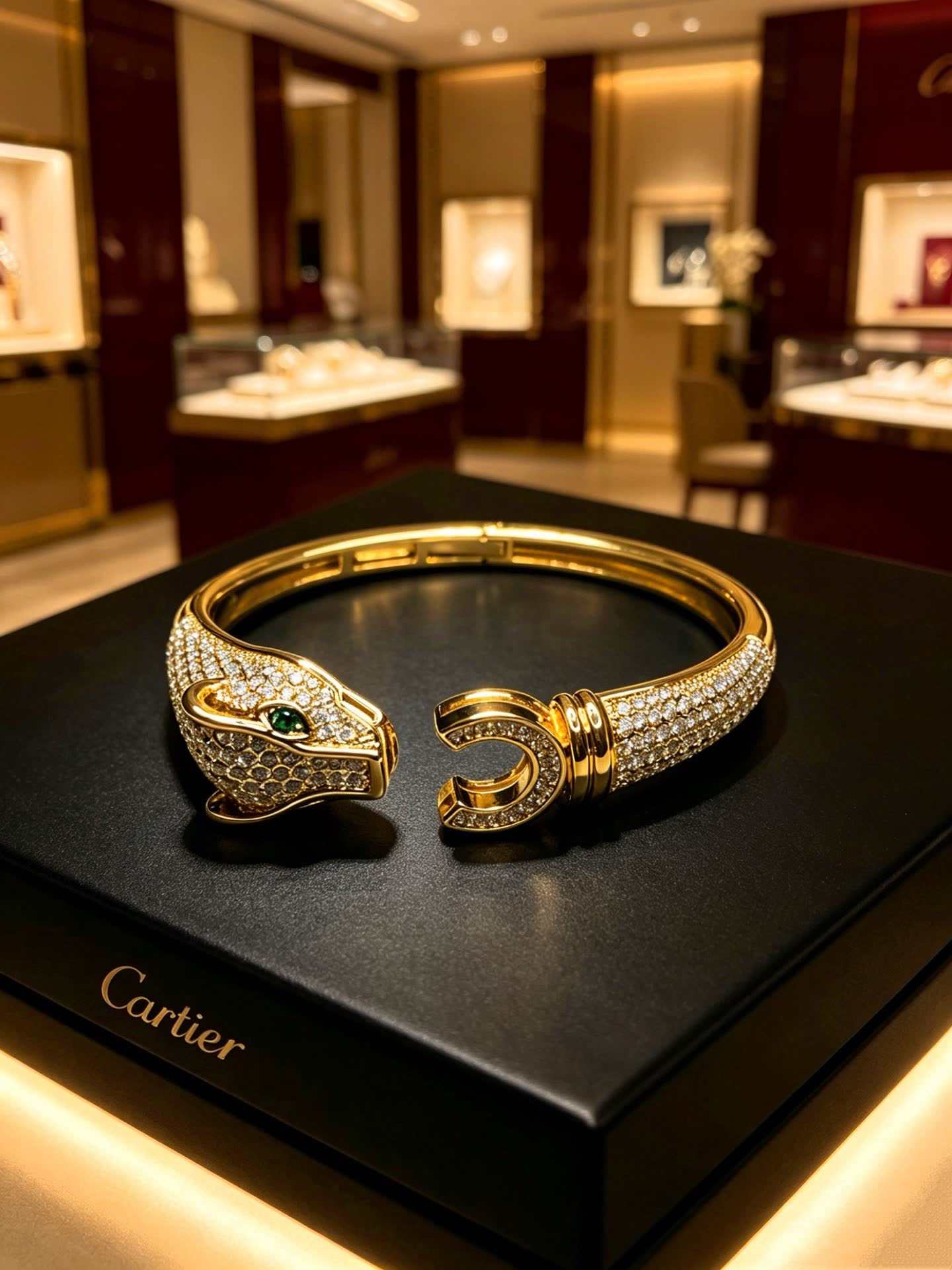 Cartier Panthere de Cartier Bangle Bracelet