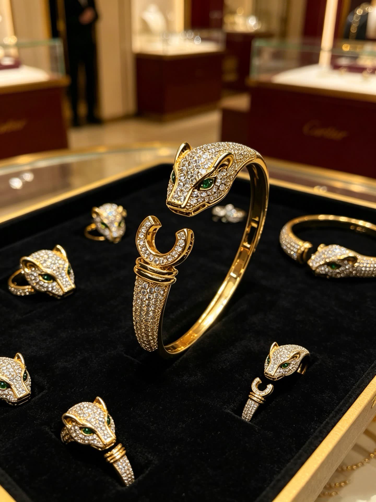 Cartier Panthere de Cartier Bangle Bracelet