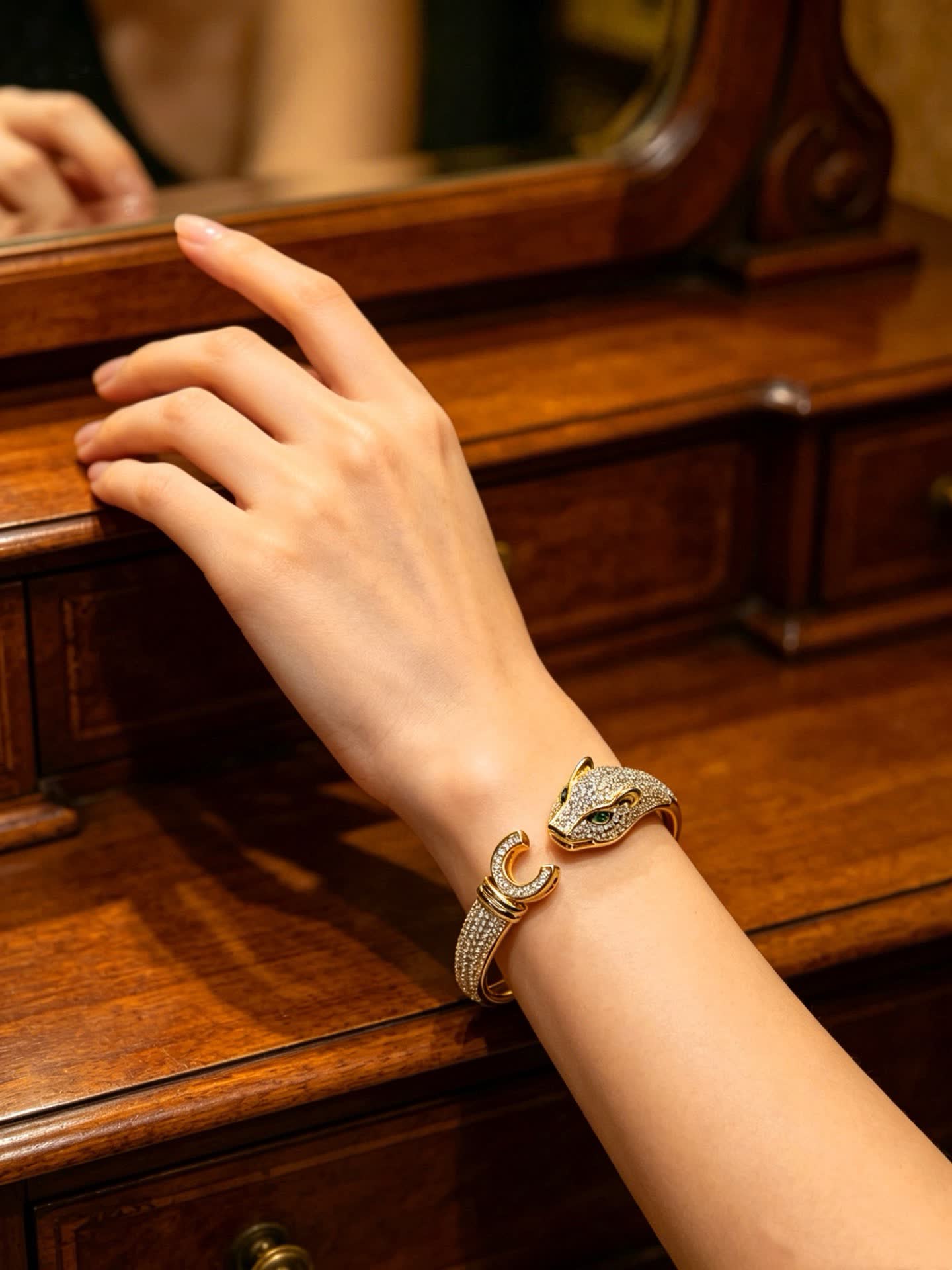 Cartier Panthere de Cartier Bangle Bracelet