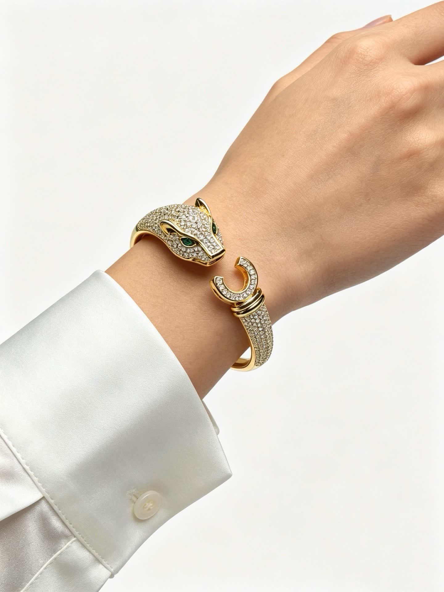 Cartier Panthere de Cartier Bangle Bracelet
