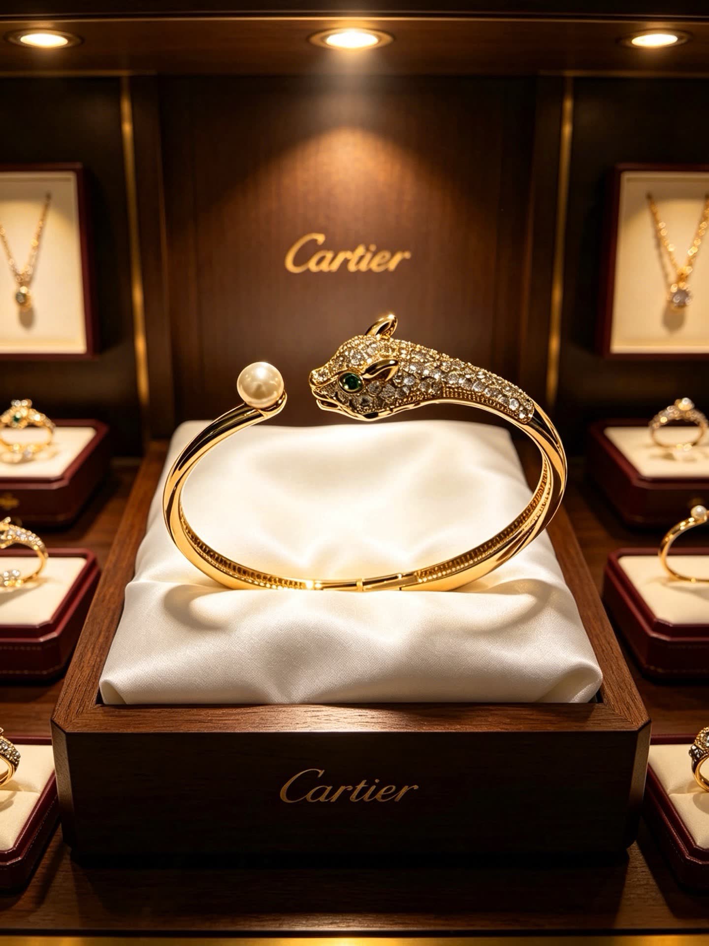 Cartier Panthere de Cartier Bangle Bracelet