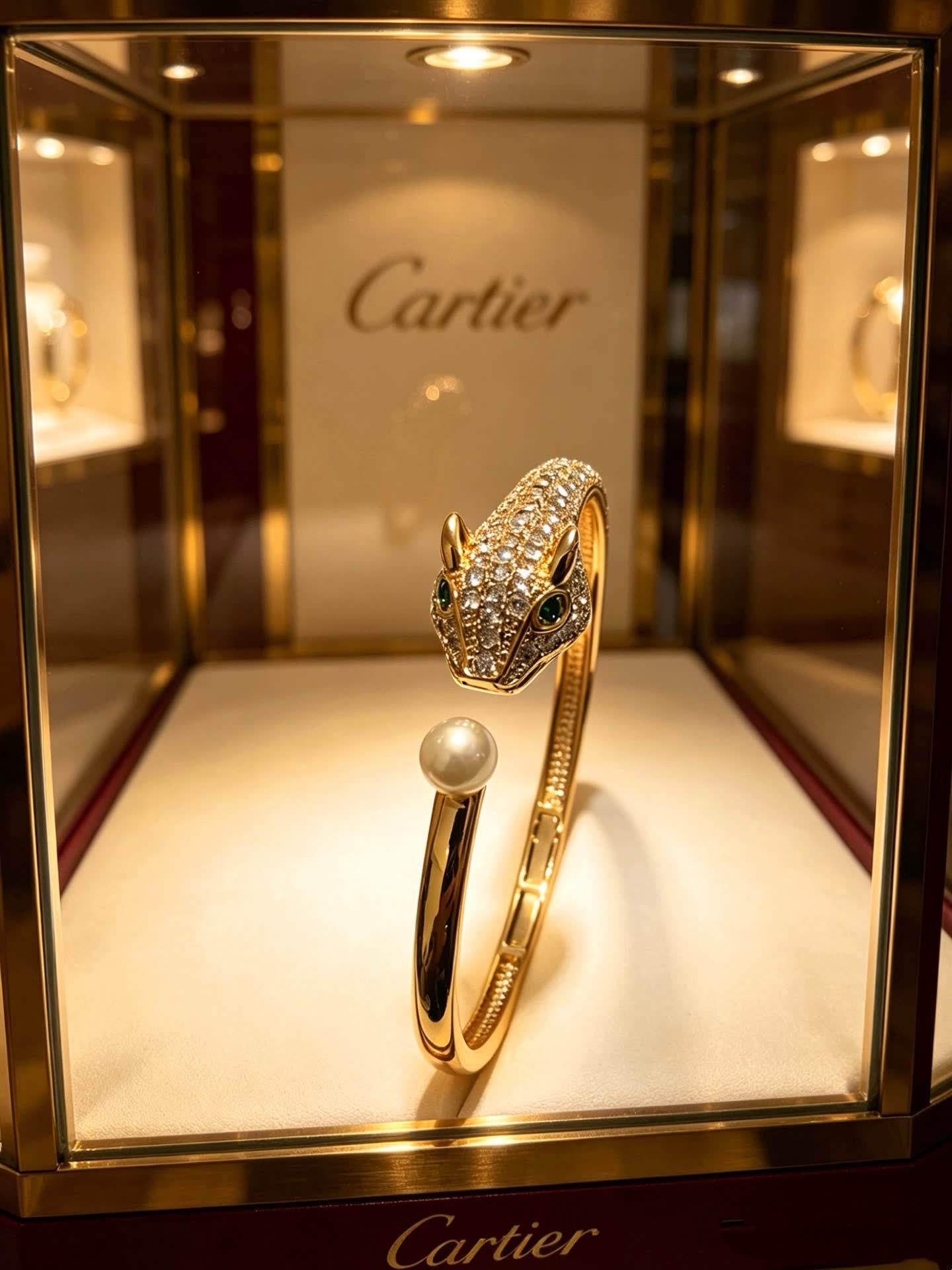Cartier Panthere de Cartier Bangle Bracelet